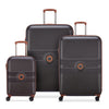 Delsey Paris Flanerie SE set of 3 suitcases in chocolate