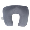 Delsey Paris Inflatable Travel Neck Pillow in Grey