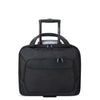 Delsey Paris Parvis Plus small overnighter business briefcase in black with laptop compartment