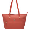 Delsey Paris Lepic Large Tote Bag in Coral Pink