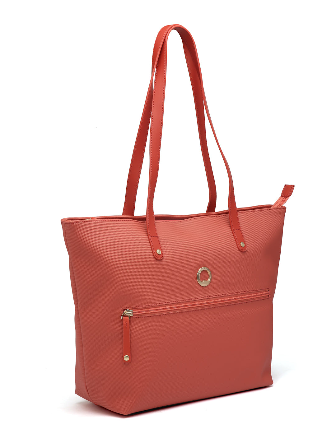 Delsey Paris Lepic Large Tote Bag in Coral Pink
