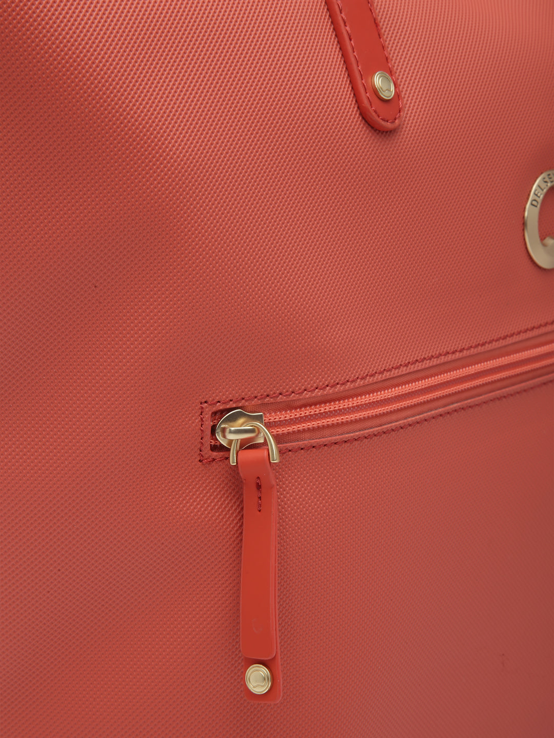 Delsey Paris Lepic Large Tote Bag in Coral Pink