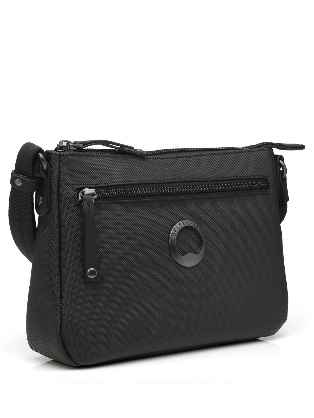 Delsey Paris Lepic Crossbody Travel Bag in Black
