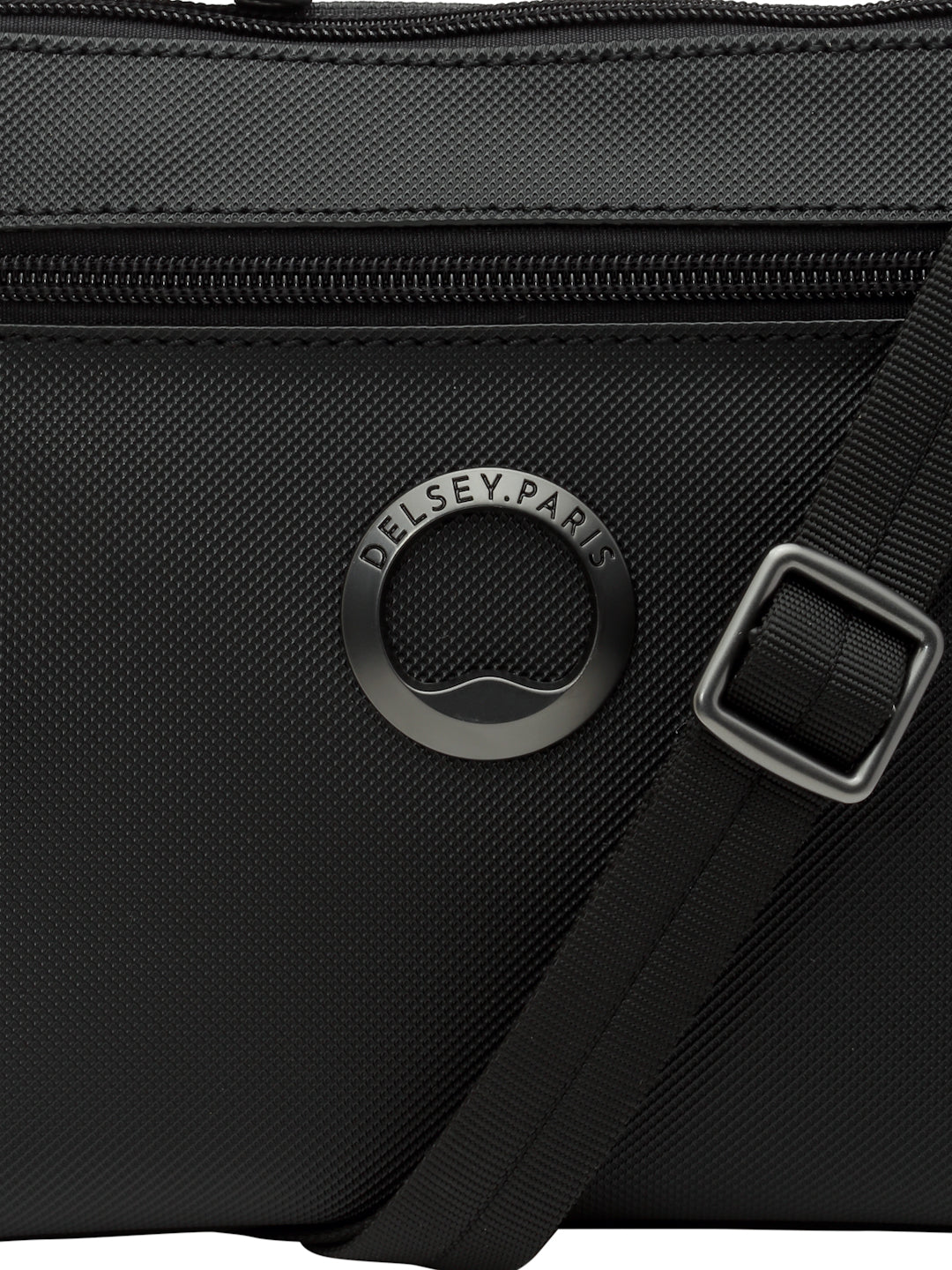 Delsey Paris Lepic Crossbody Travel Bag in Black