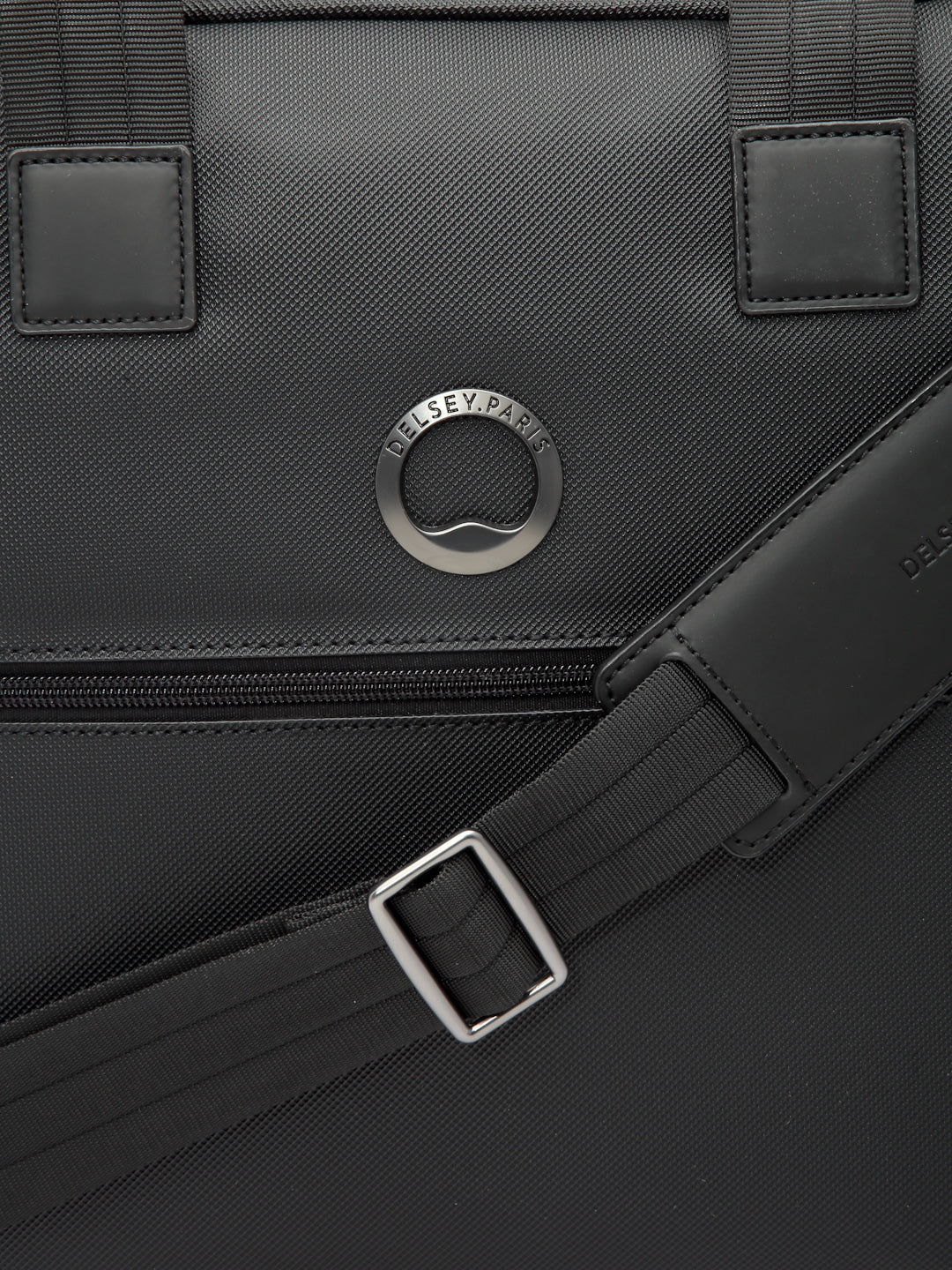 Delsey Paris Lepic satchel laptop business bag in Black