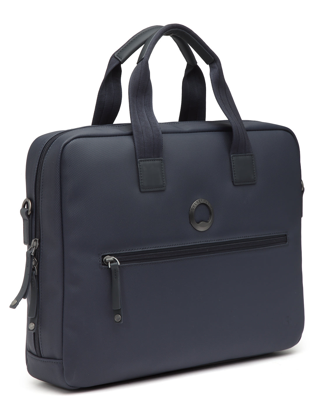 Delsey Paris Lepic satchel laptop business bag in Navy