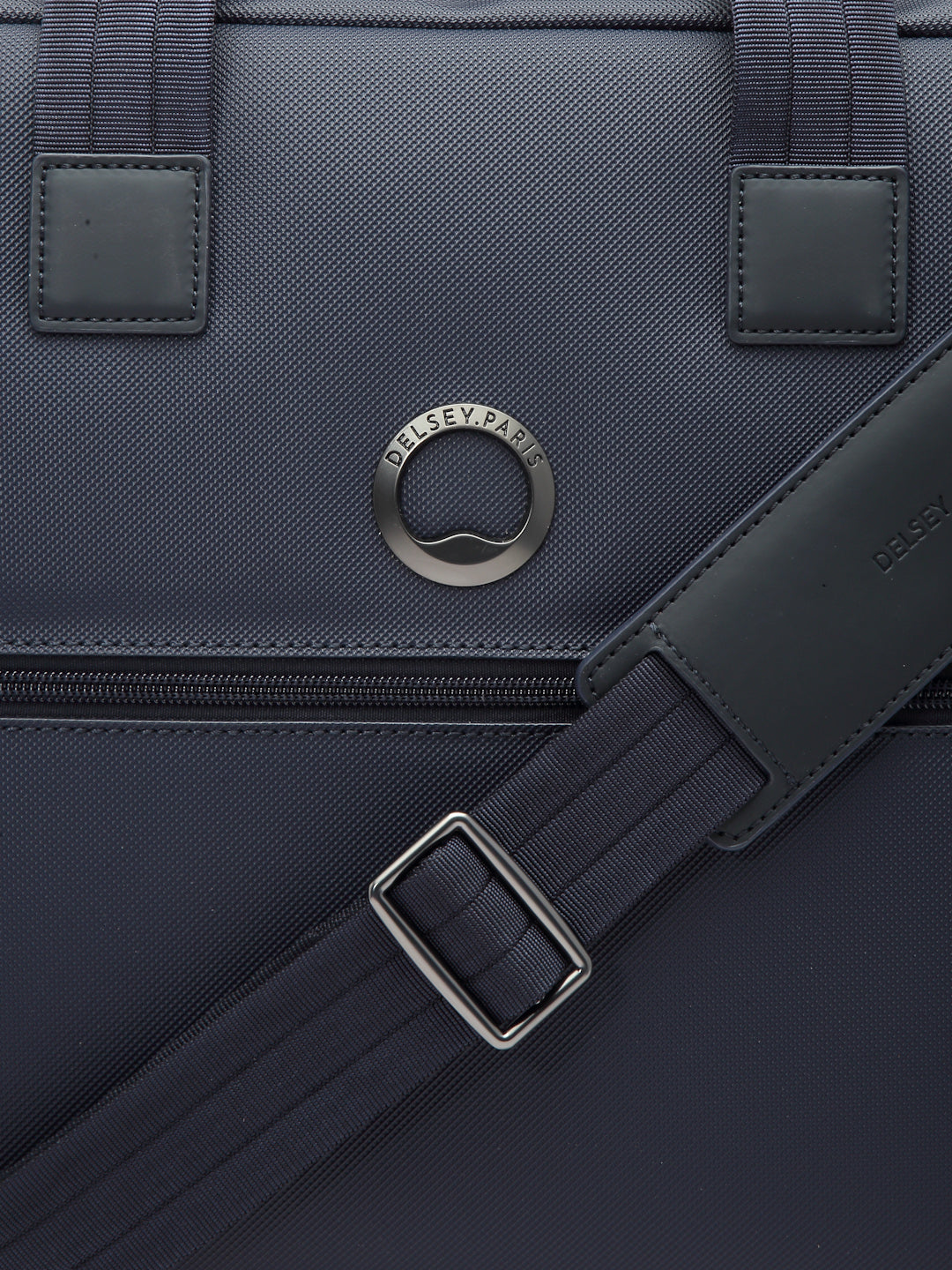 Delsey Paris Lepic satchel laptop business bag in Navy
