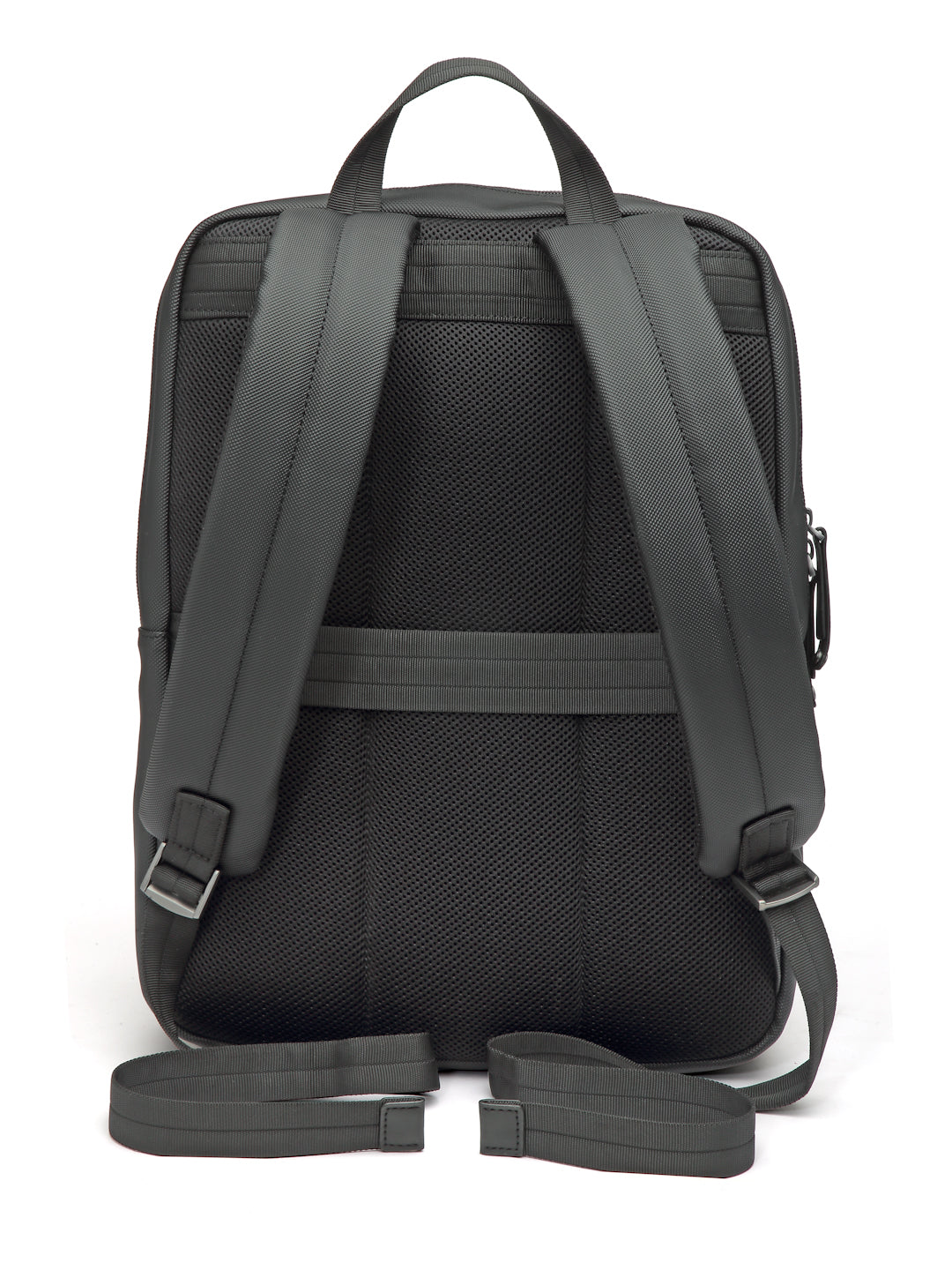 Delsey Paris Lepic medium travel backpack in black-rear view