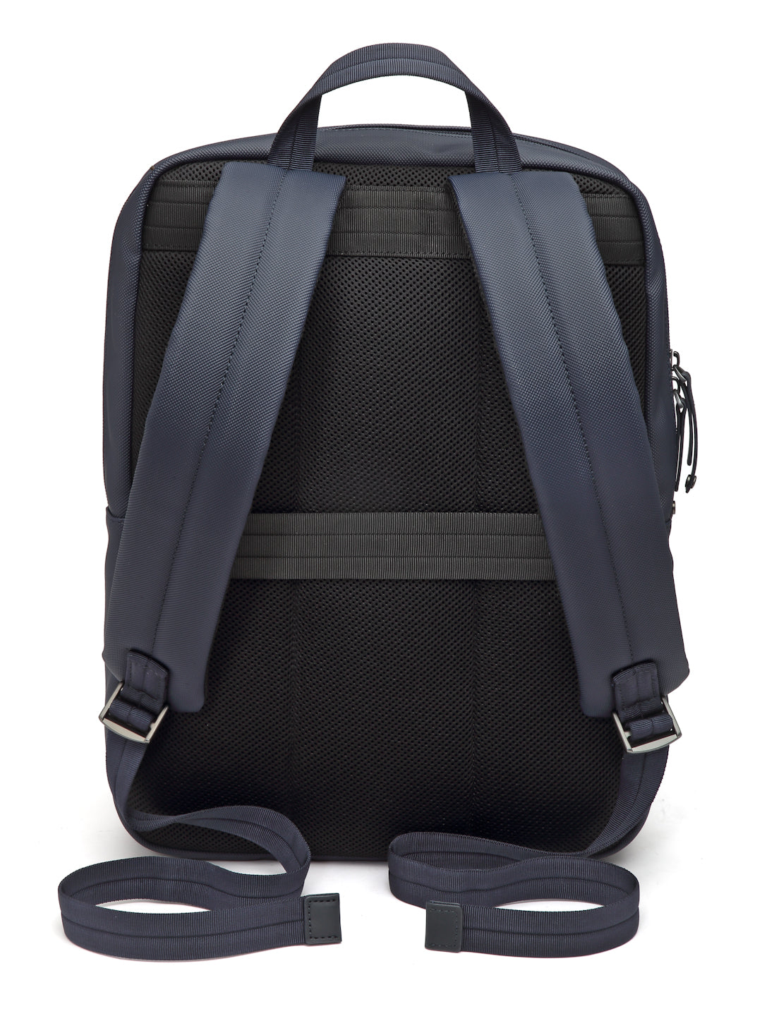 Delsey Paris Lepic medium travel backpack in Navy-rear view