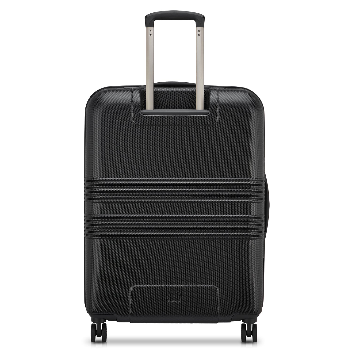 Delsey Paris Flanerie SE check-in suitcase M 70cm expandable in black-rear view