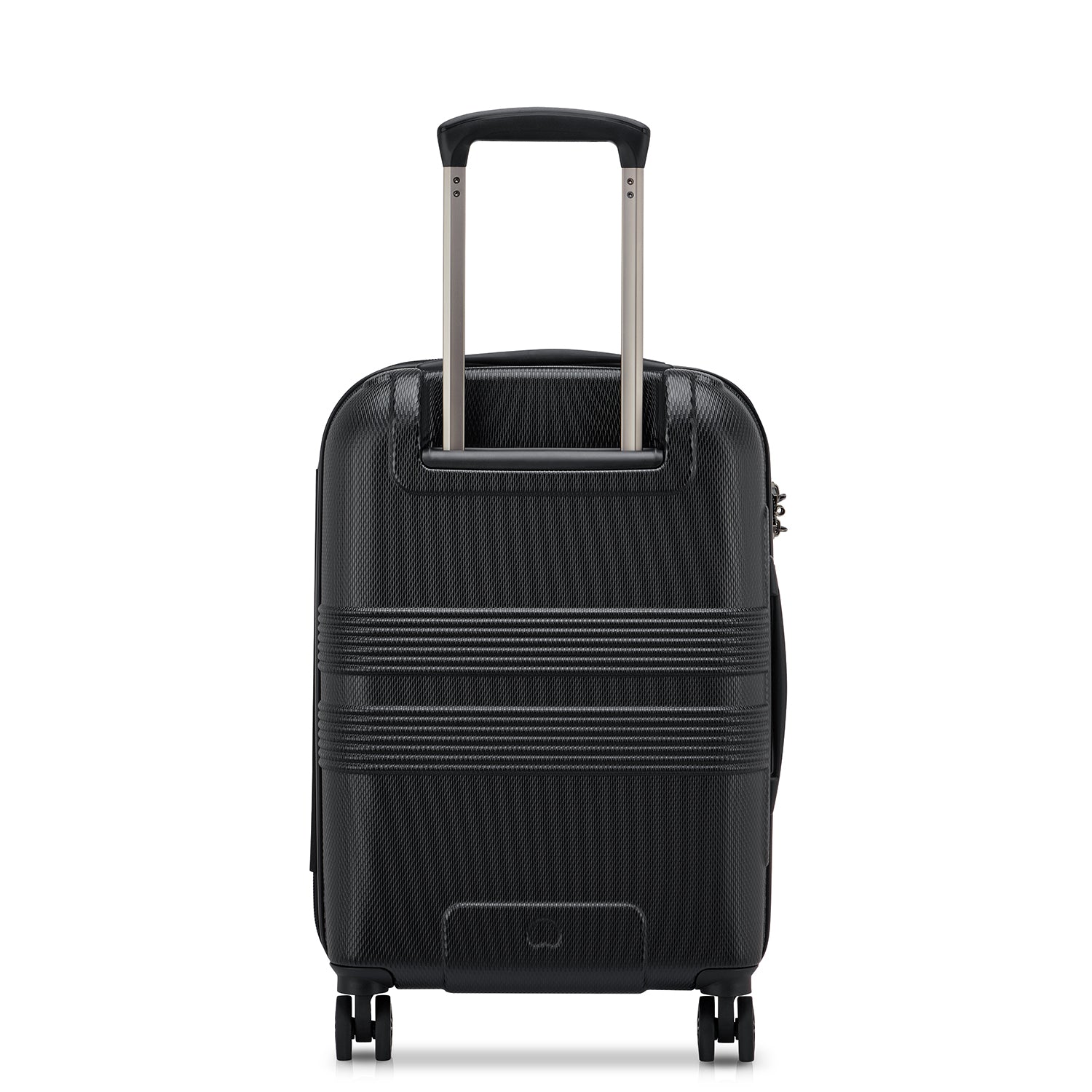 Delsey Paris Flanerie SE cabin suitcase S 55cm expandable in black-rear view