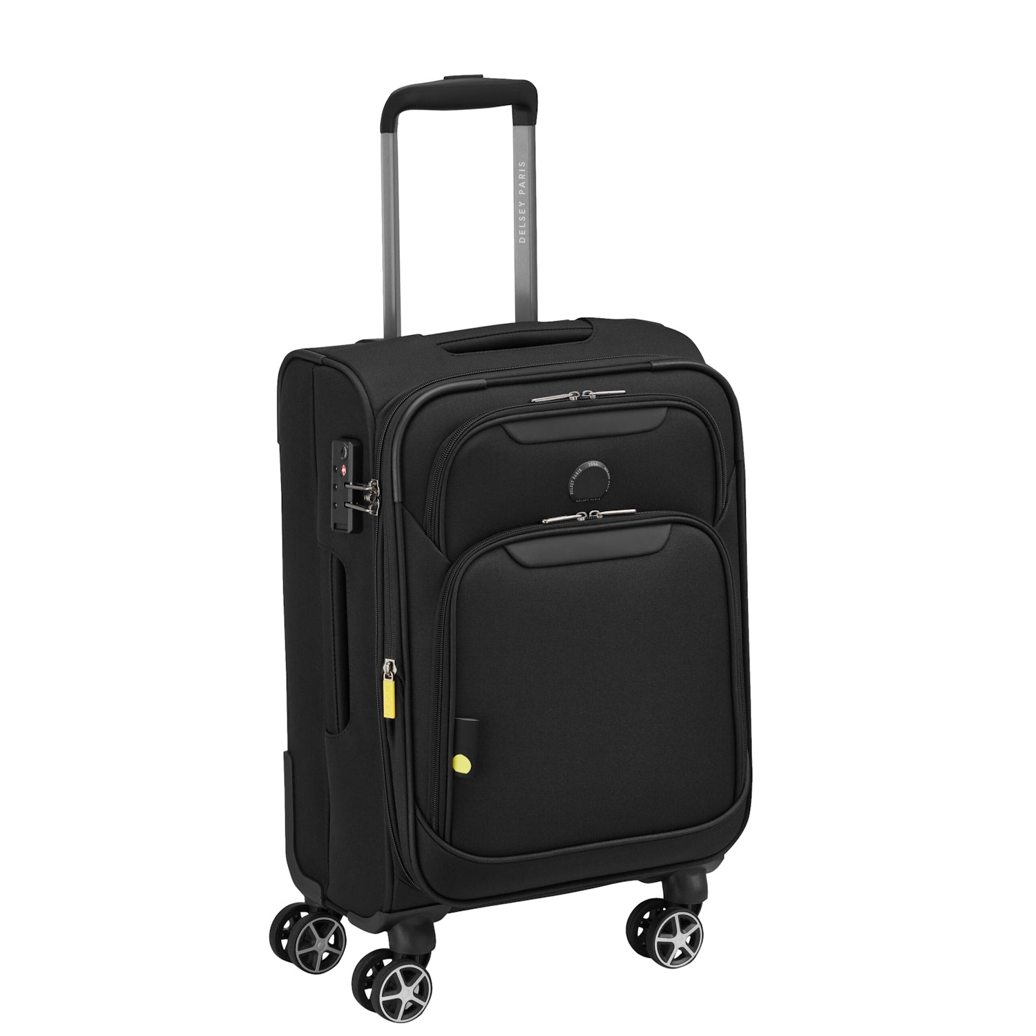 Delsey Paris Jennifer cabin suitcase S 55cm expandable in Black-side view