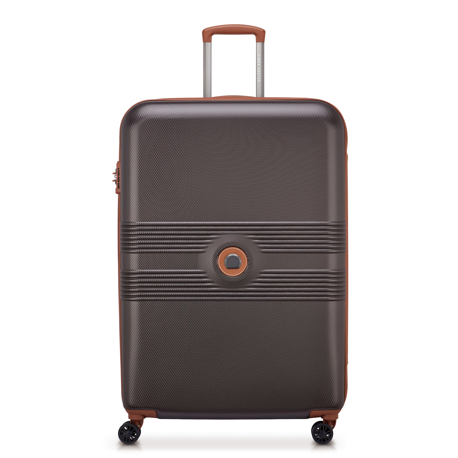 Delsey Paris Flanerie SE check-in suitcase L 82cm expandable in chocolate