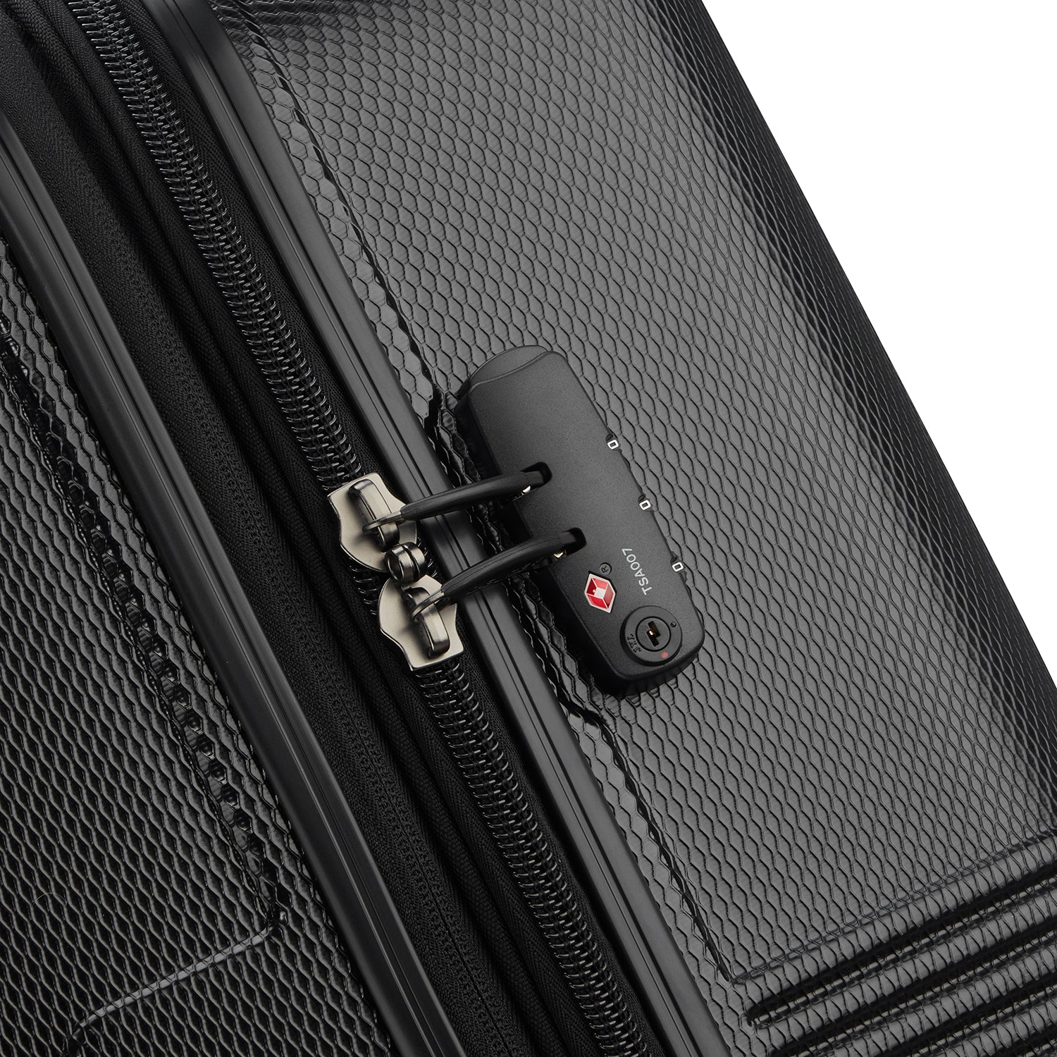 Delsey Paris Flanerie SE check-in suitcase L 82cm expandable in black-TSA lock