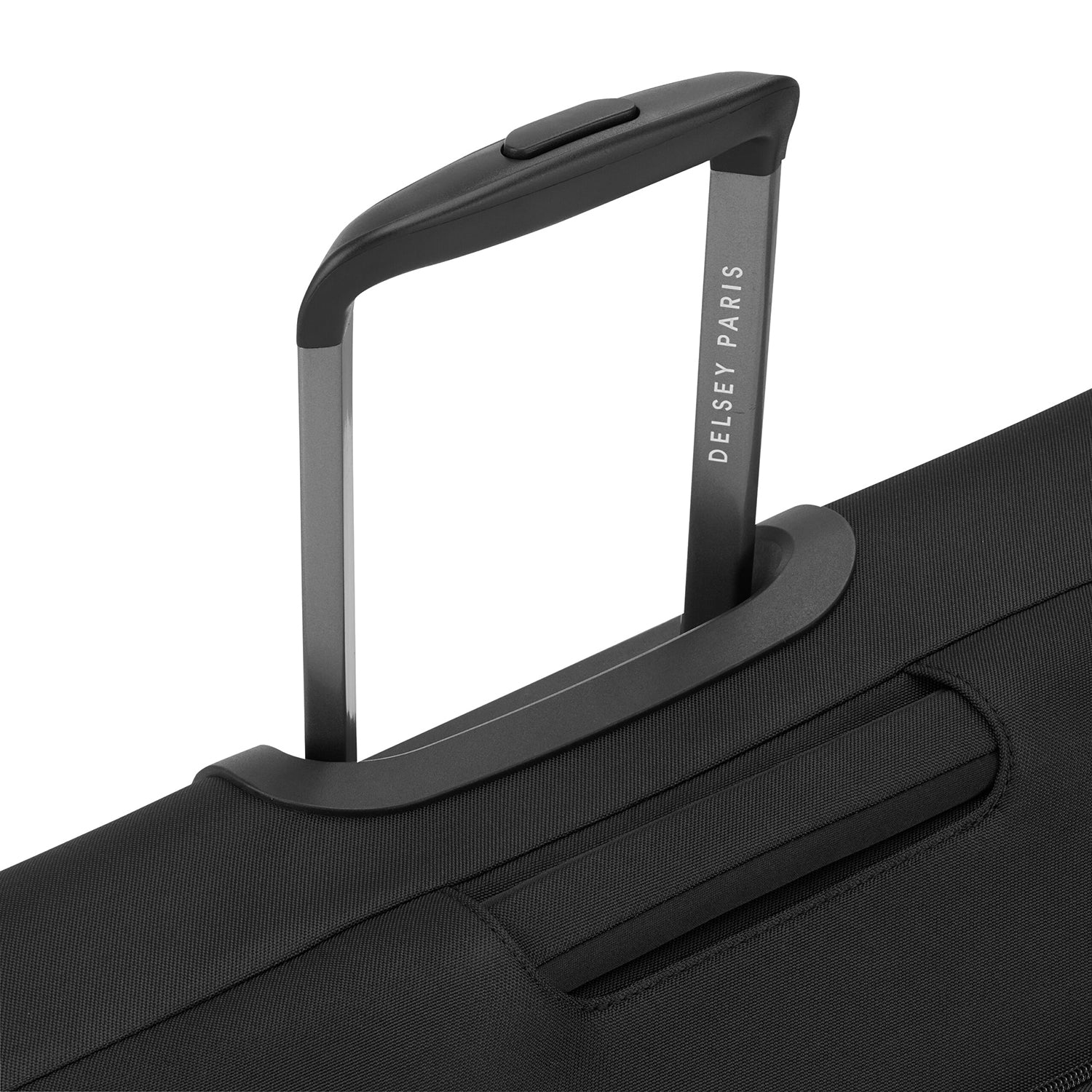 Delsey Paris Jennifer check-in suitcase M 70cm expandable in Black-telescopic handle