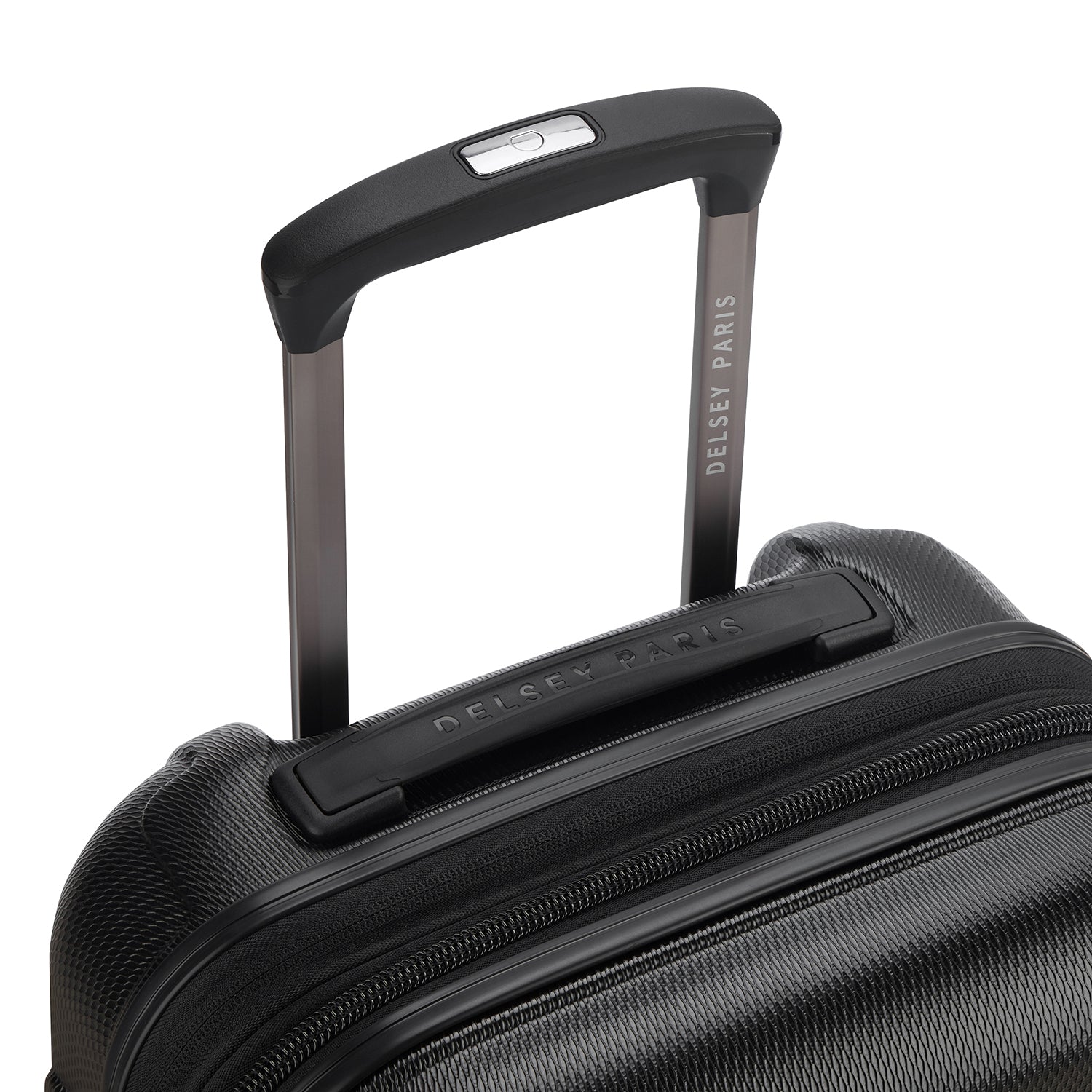Delsey Paris Flanerie SE cabin suitcase S 55cm expandable in black-telescopic handle