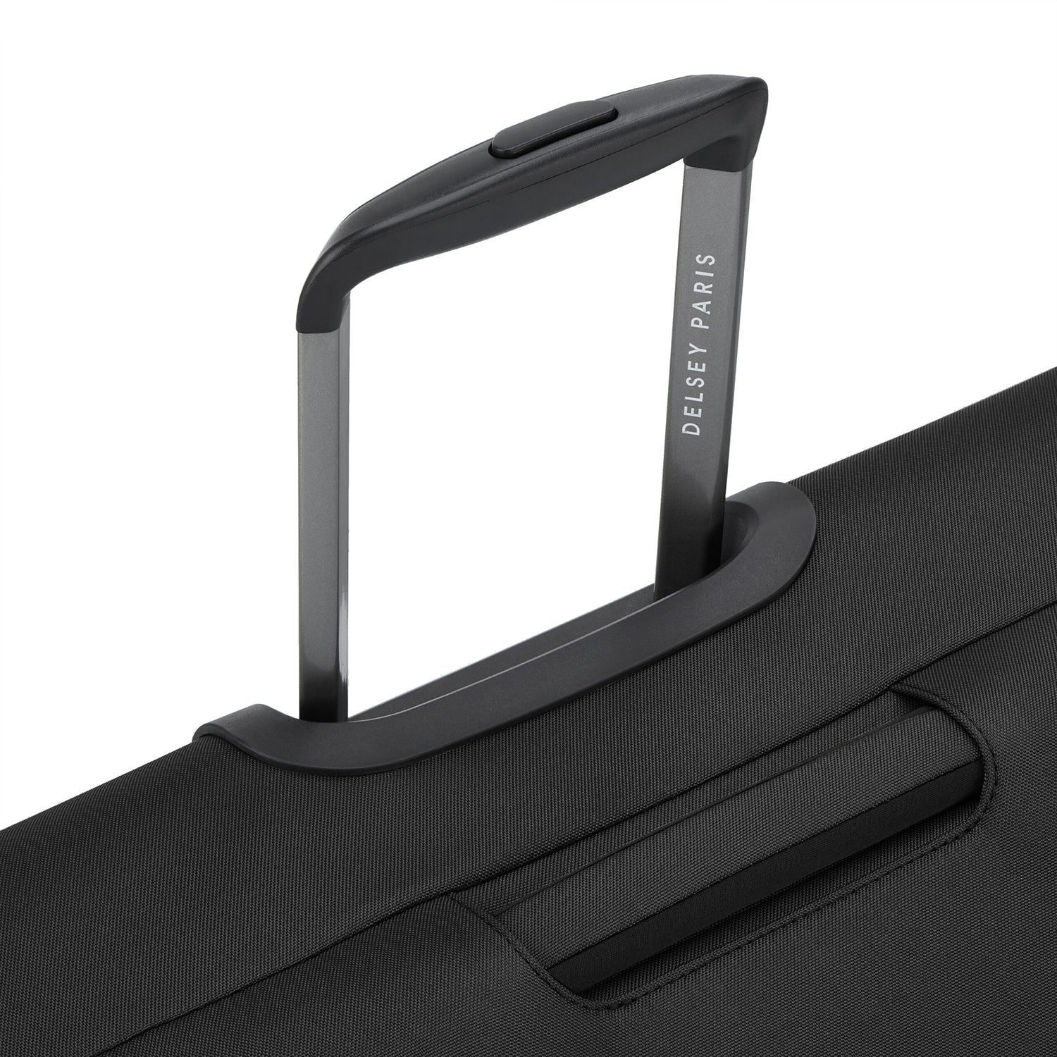 Delsey Paris Jennifer check-in suitcase L 82cm expandable in Black-telescopic handle