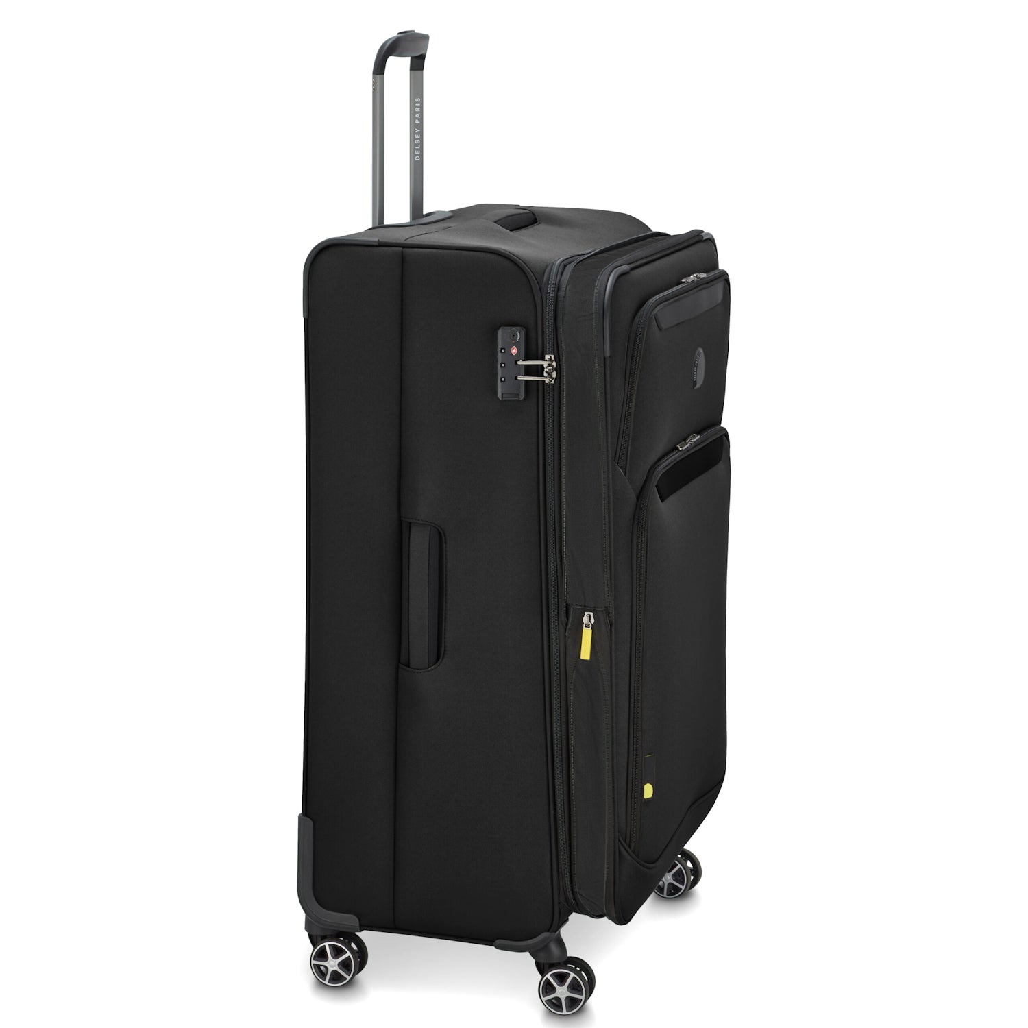 Delsey Paris Jennifer check-in suitcase L 82cm expandable in Black-side view