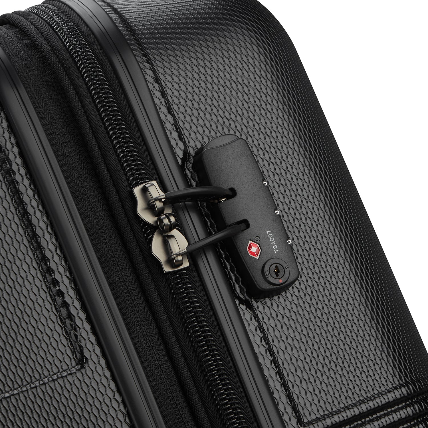 Delsey Paris Flanerie SE check-in suitcase M 70cm expandable in black-TSA lock
