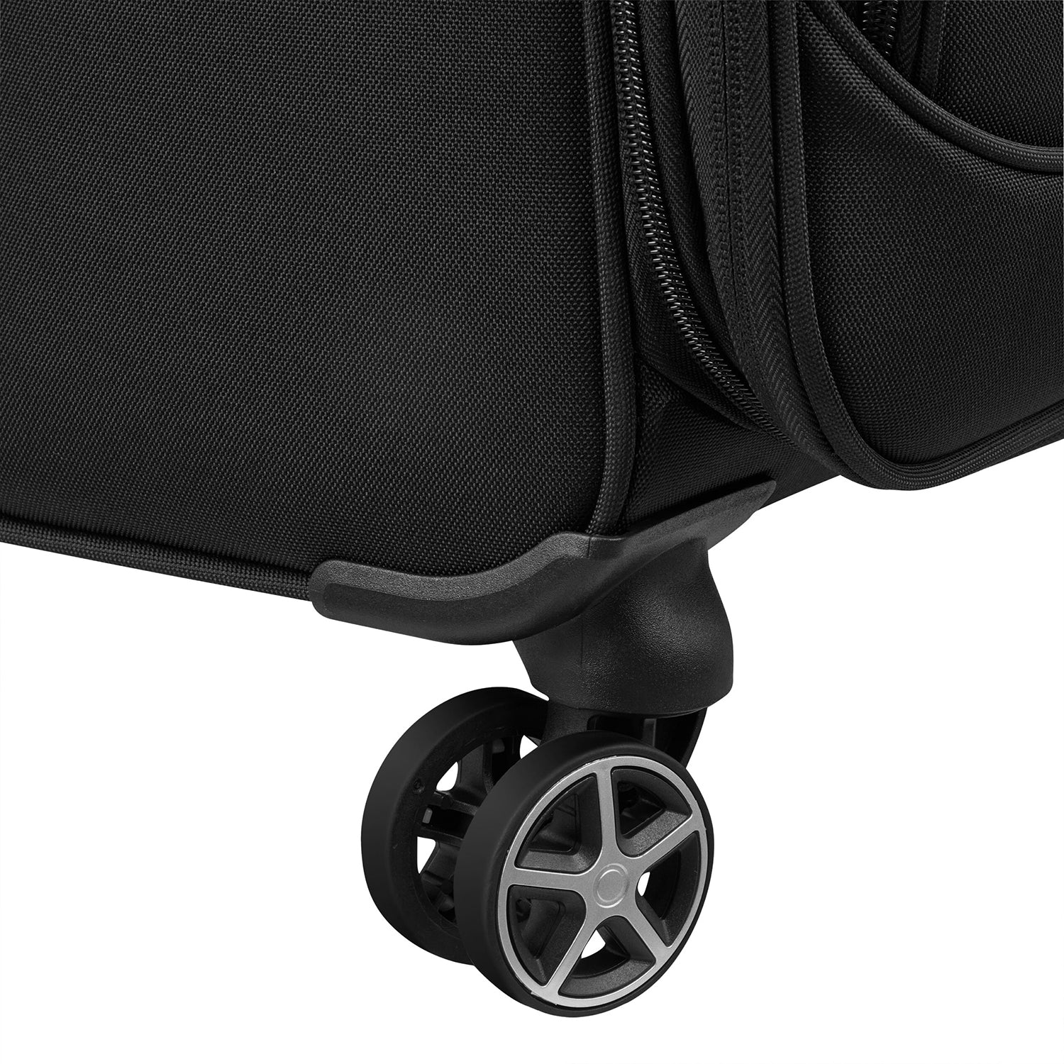 Delsey Paris Jennifer check-in suitcase M 70cm expandable in Black-wheel