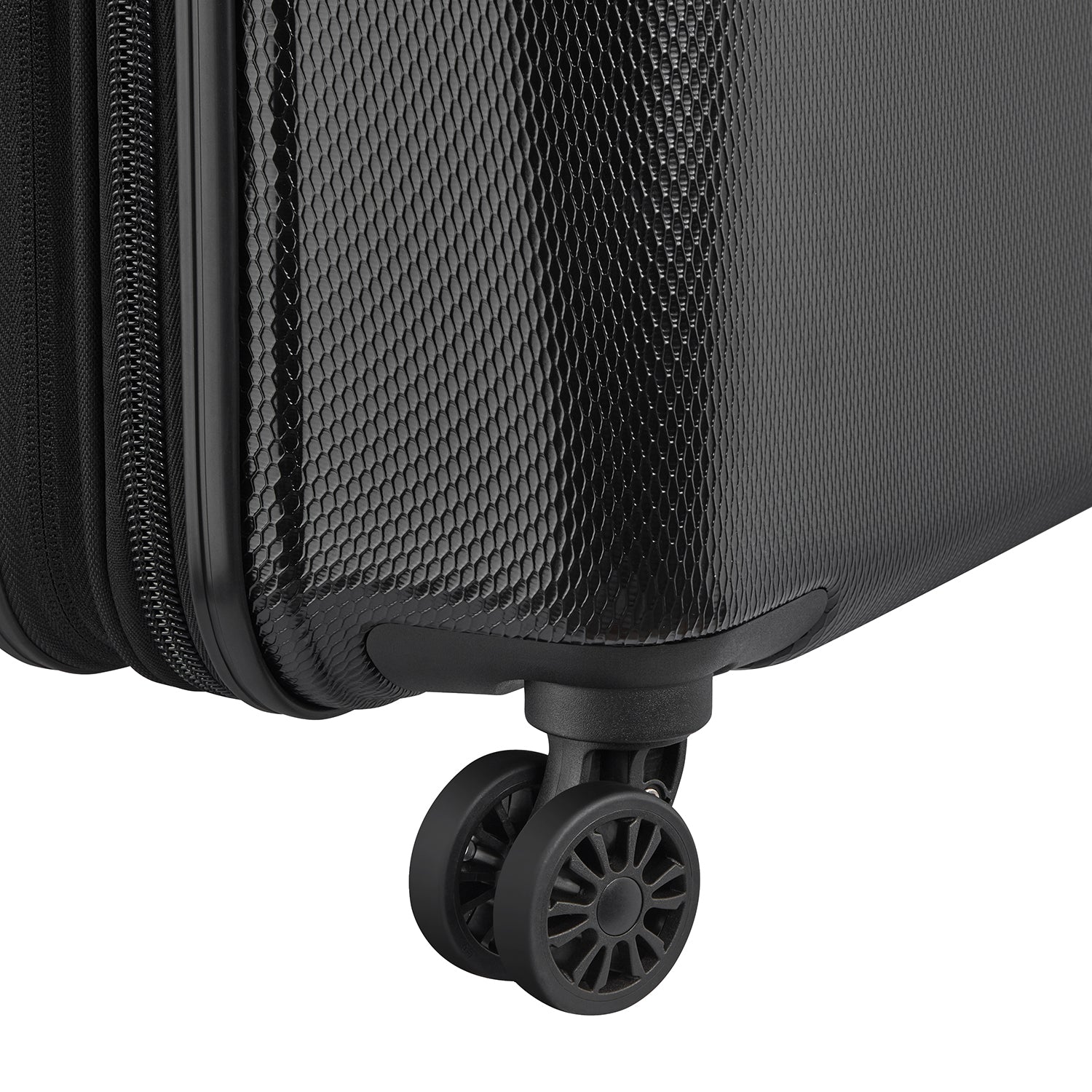 Delsey Paris Flanerie SE check-in suitcase M 70cm expandable in black-wheel