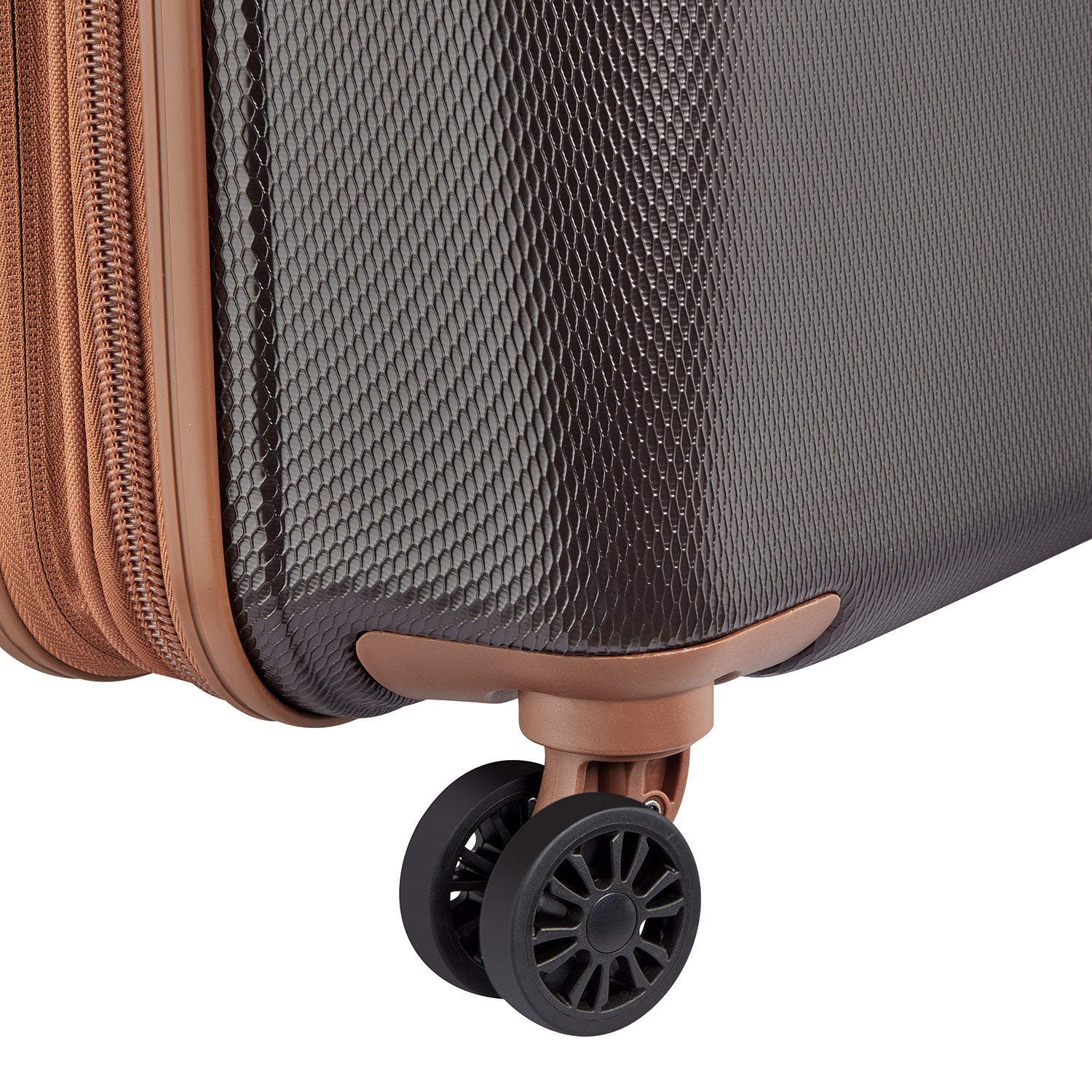 Delsey Paris Flanerie SE check-in suitcase L 82cm expandable in chocolate-wheel