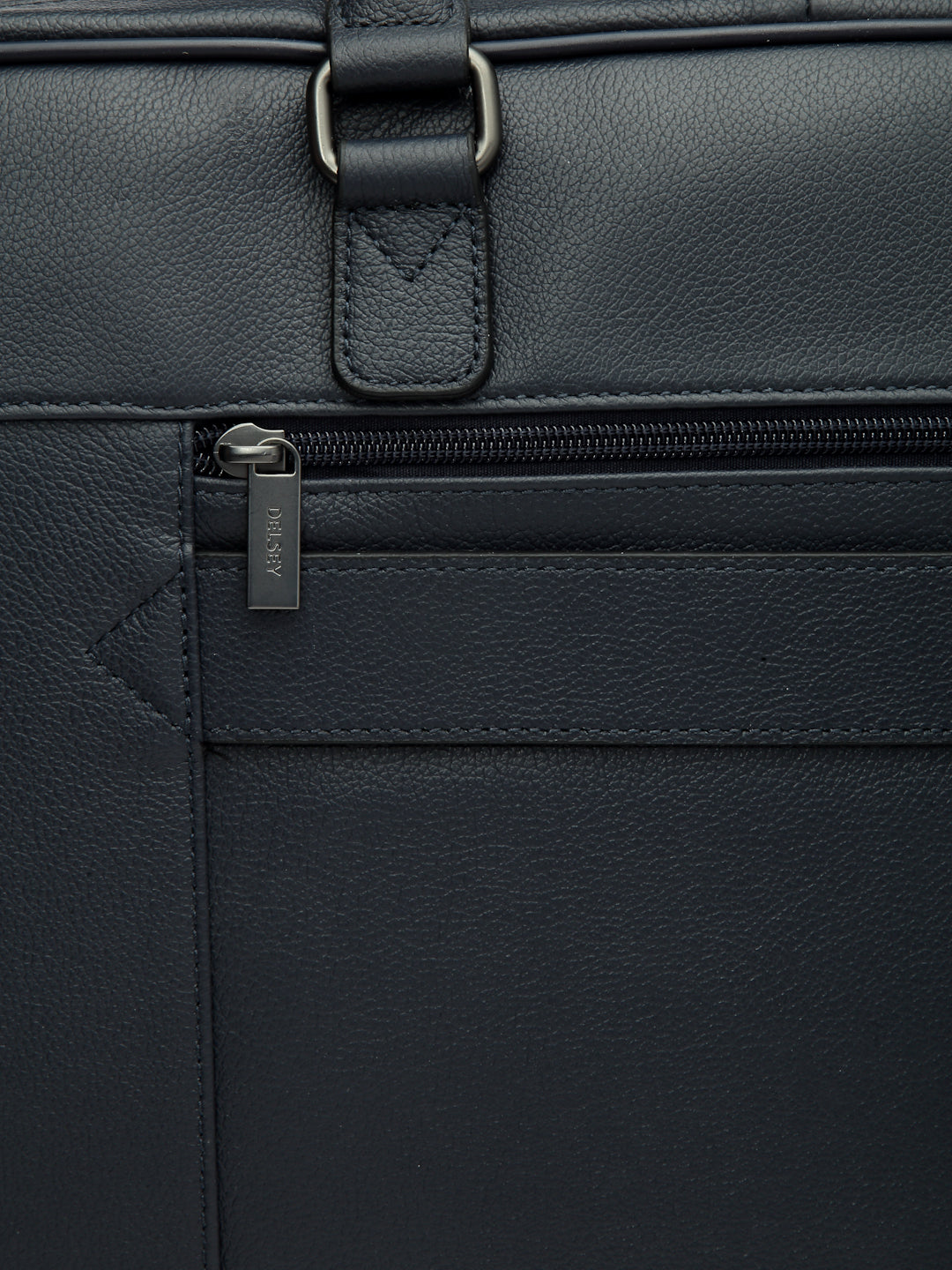 Delsey Paris Custine Satchel laptop bag 17.3 inch in Navy