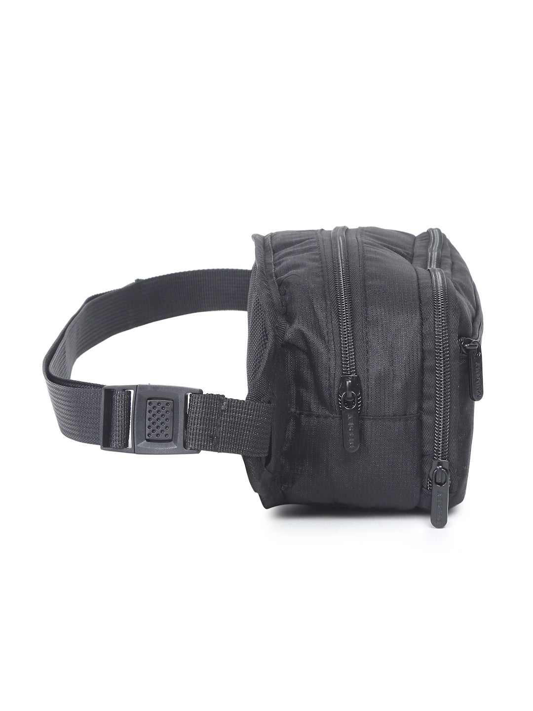 Delsey Paris TN Organised Belt Bag Travel Waist Pack in Black