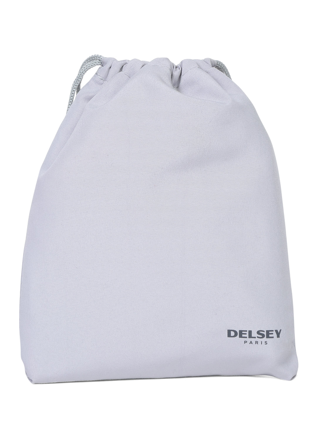 Delsey Paris Inflatable Travel Neck Pillow in Grey-pouch