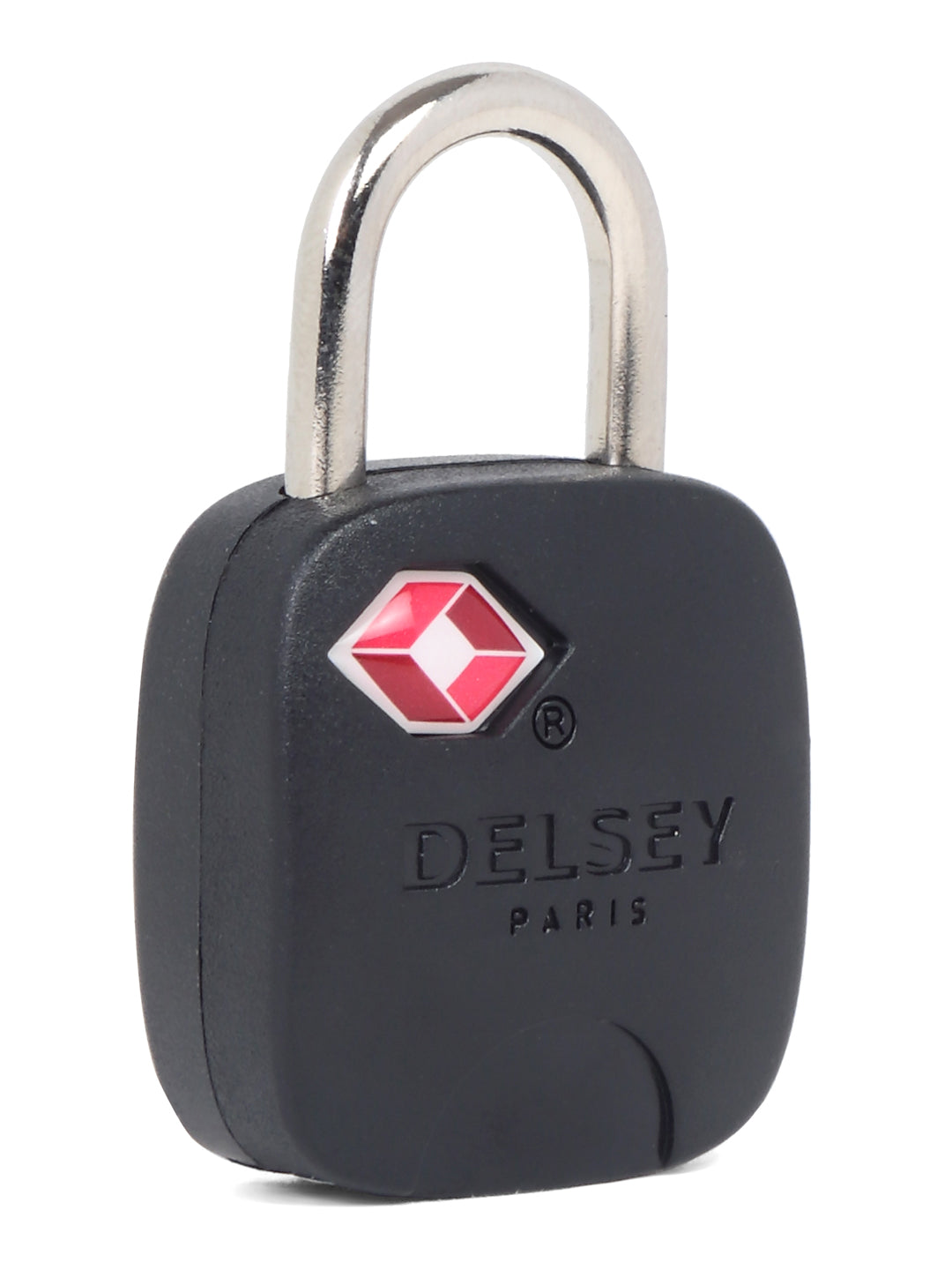 Delsey Paris TSA Key Padlock Travel Security Lock in Black