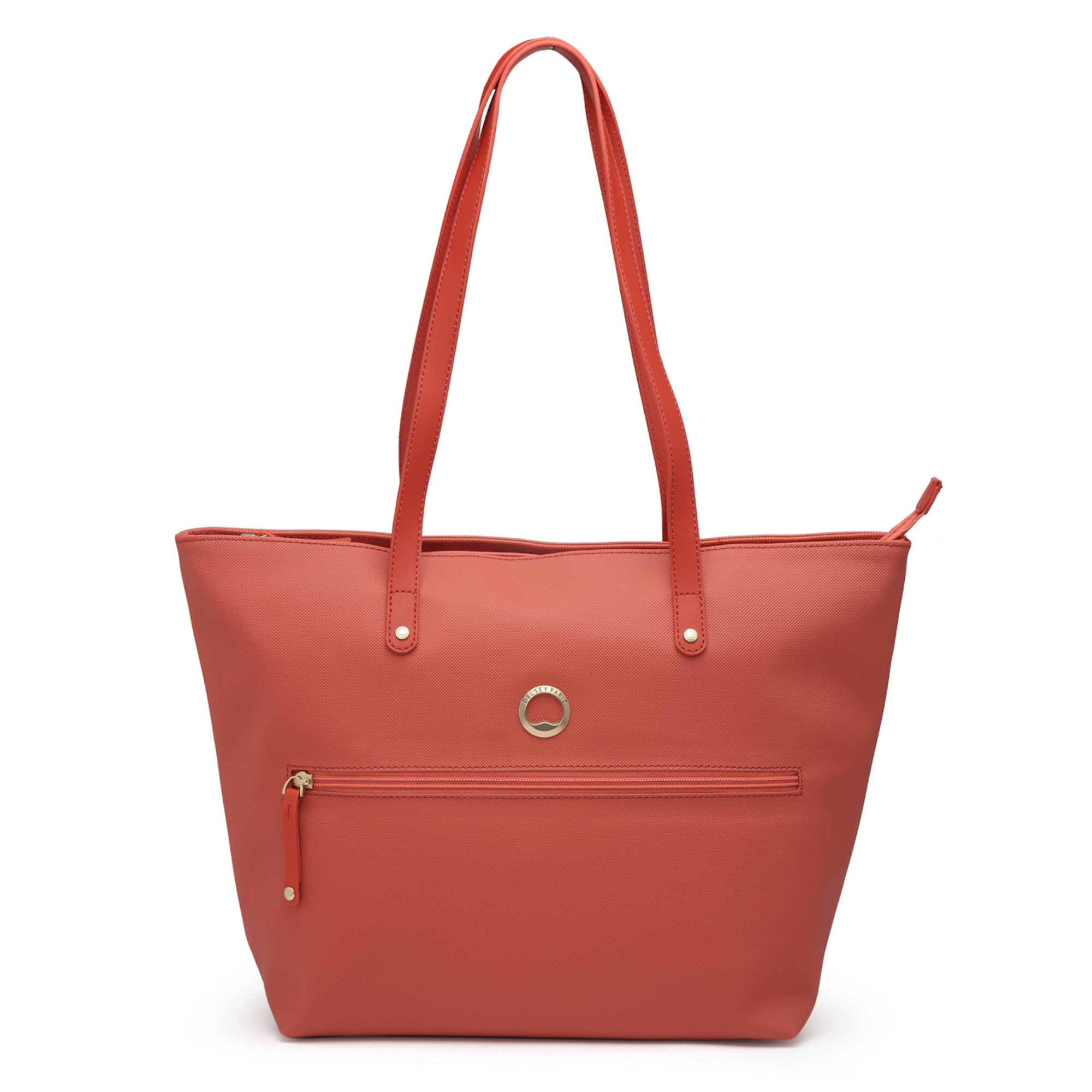 Delsey Paris Lepic Large Tote Bag in Coral Pink