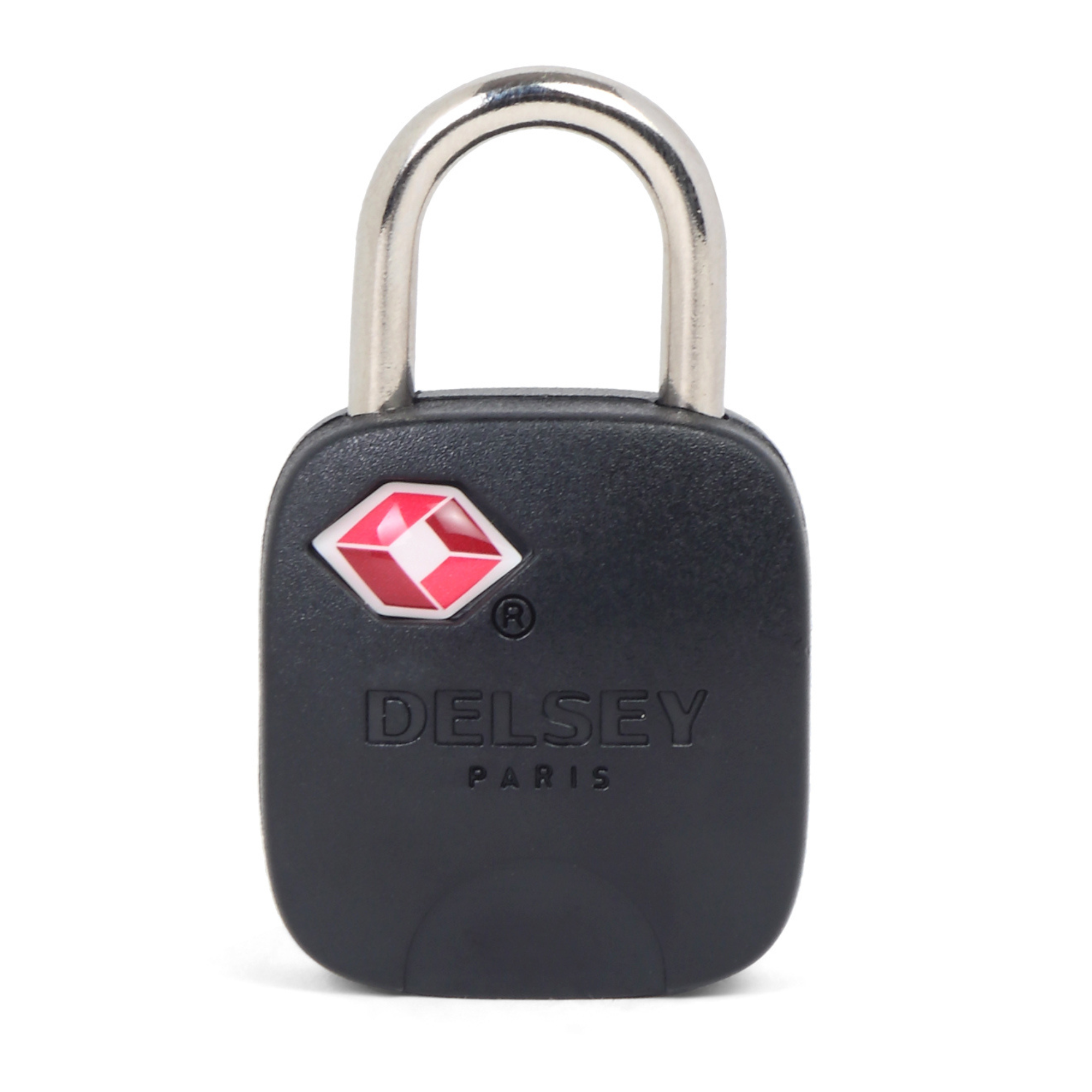 Delsey Paris TSA Key Padlock Travel Security Lock in Black