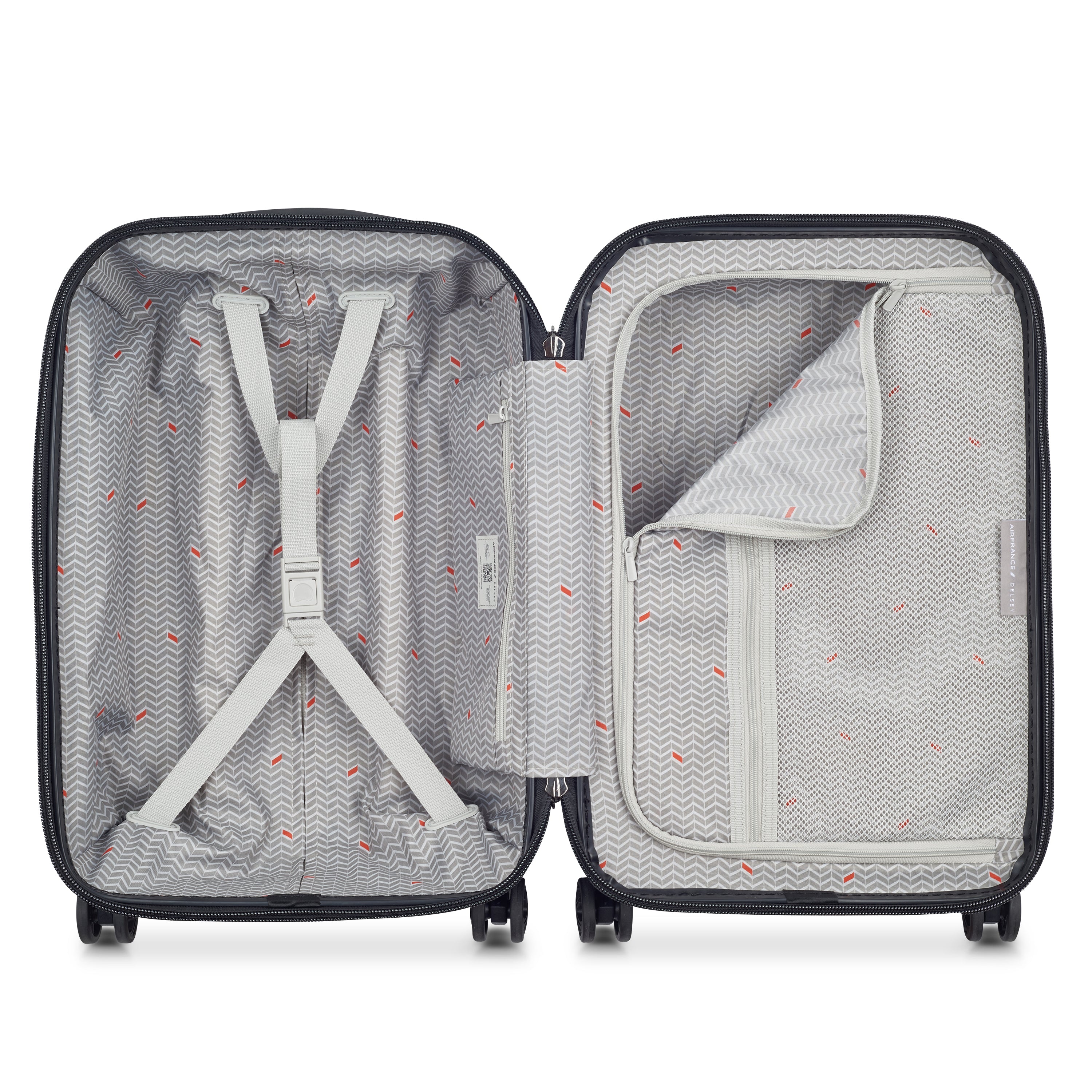 Delsey Paris Allure cabin suitcase S 55cm in Black-interior