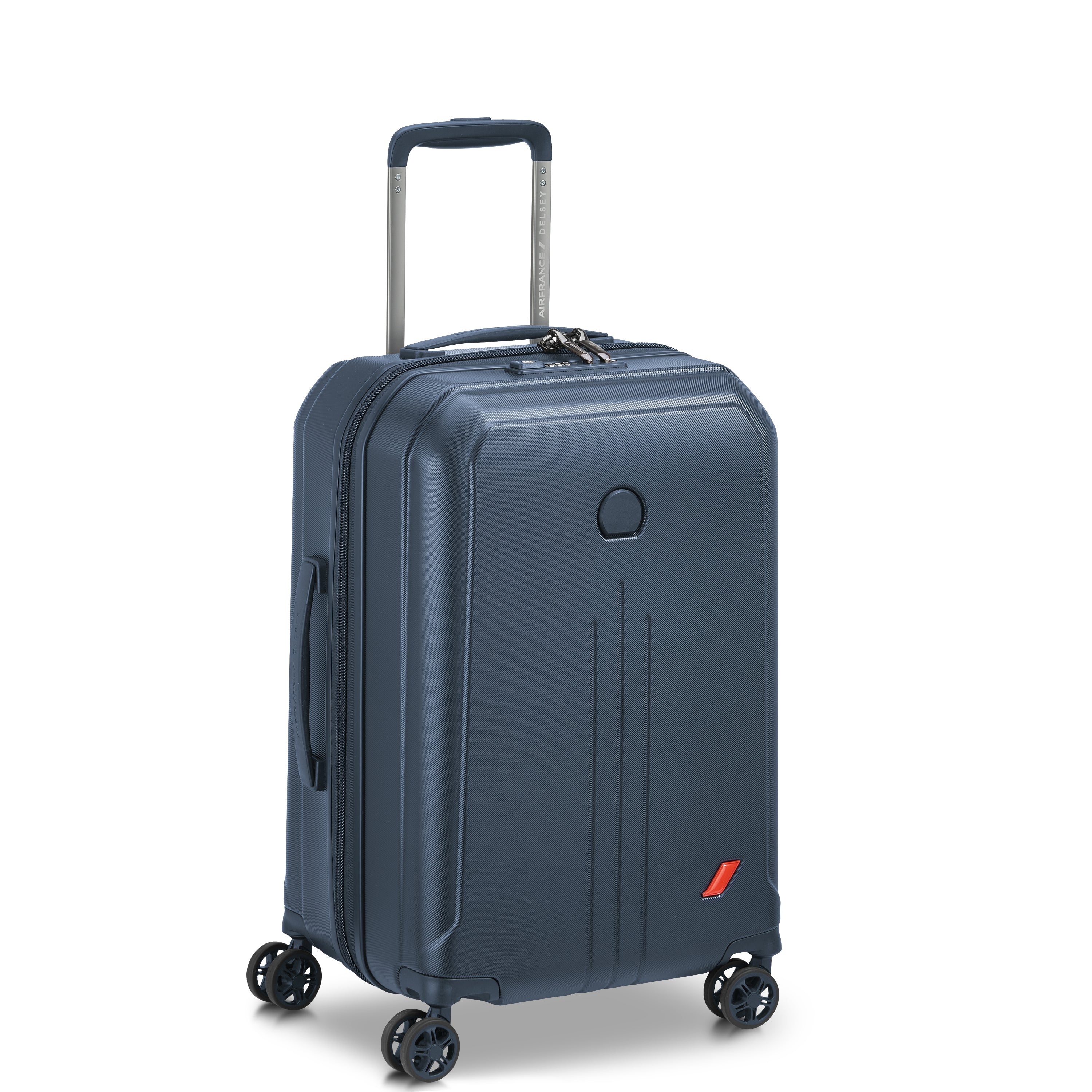 Delsey Paris Allure cabin suitcase S 55cm in Navy-side view