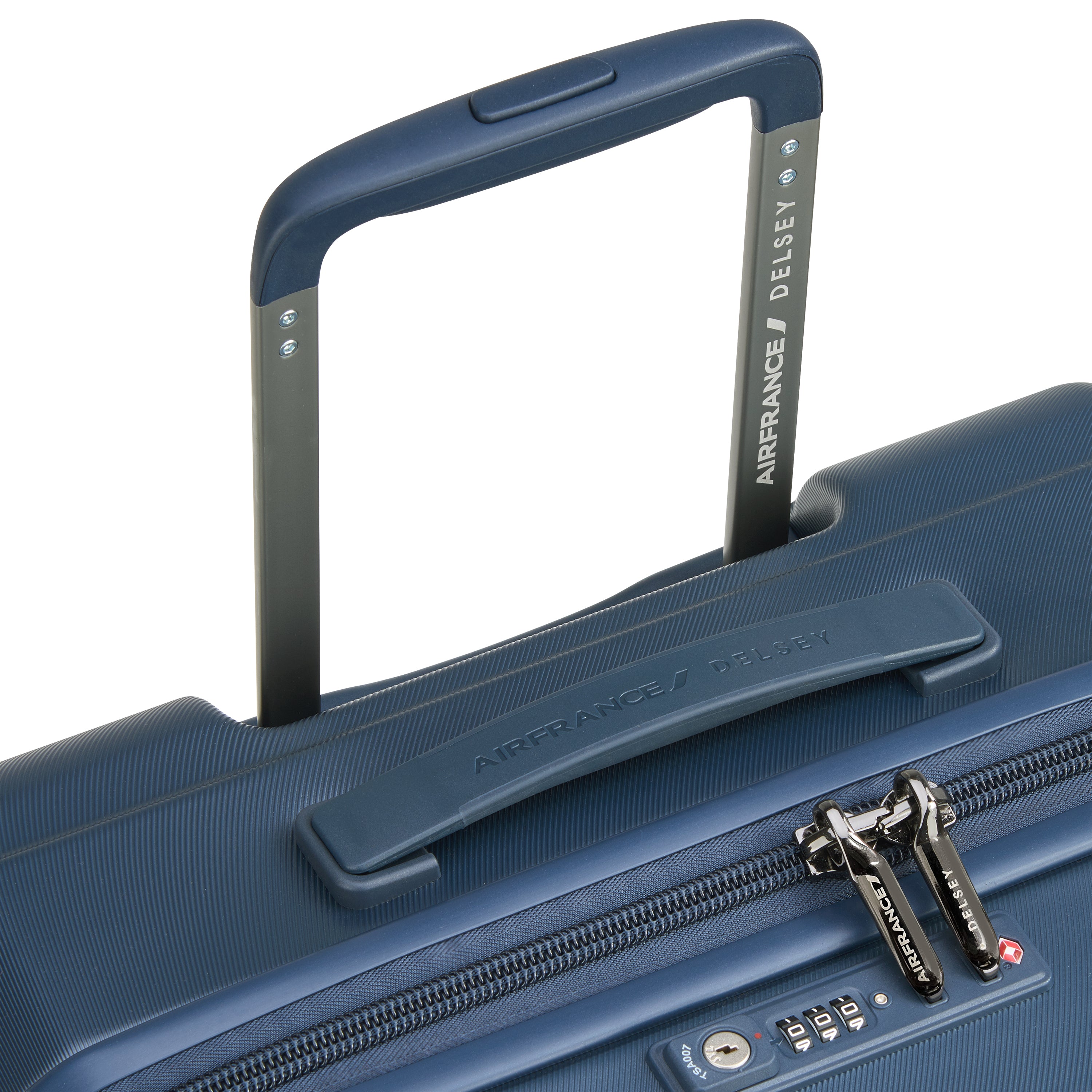 Delsey Paris Allure cabin suitcase S 55cm in Navy-telescopic handle