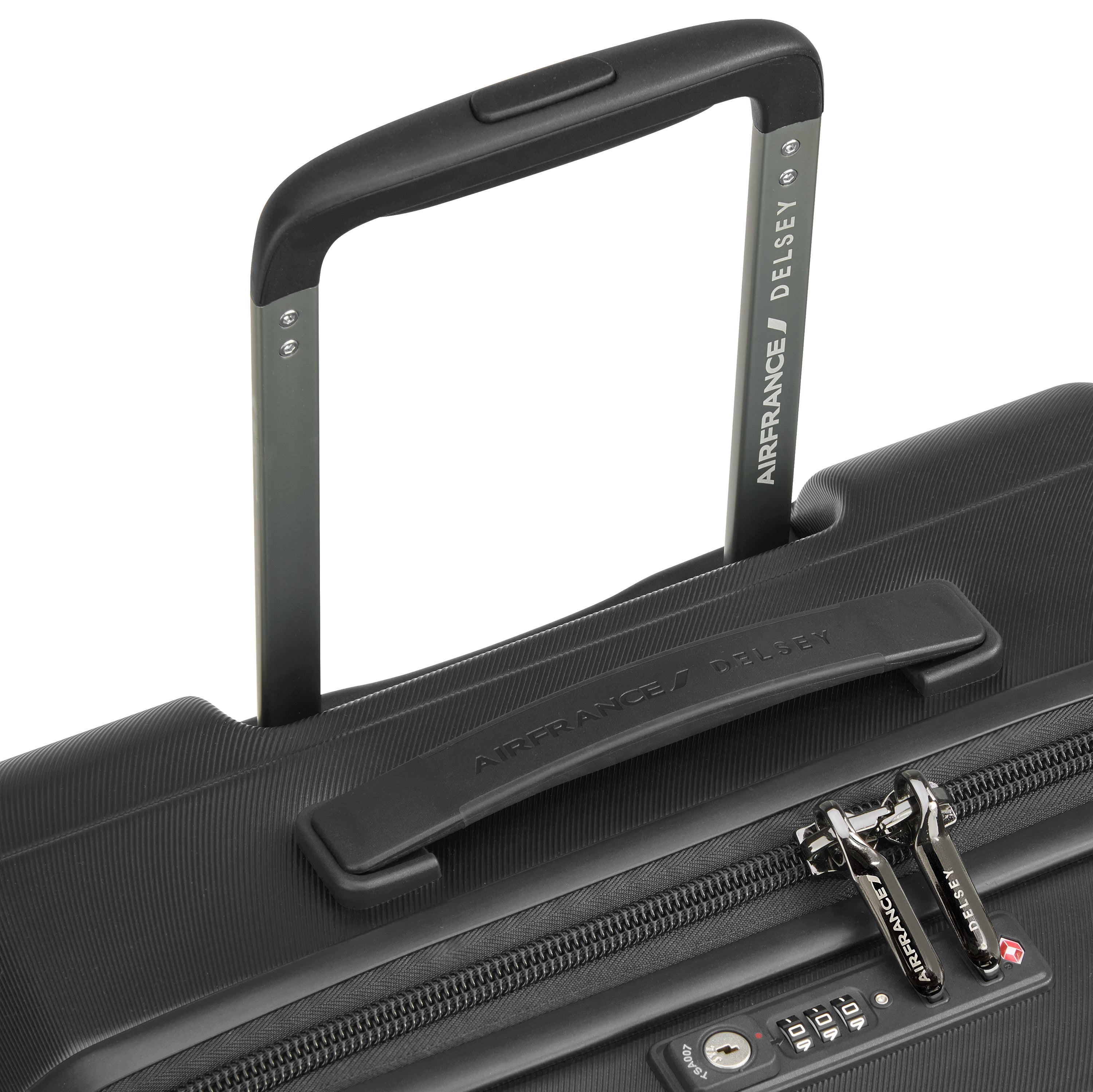 Delsey Paris Allure check-in suitcase L 75cm in Black-telescopic handle