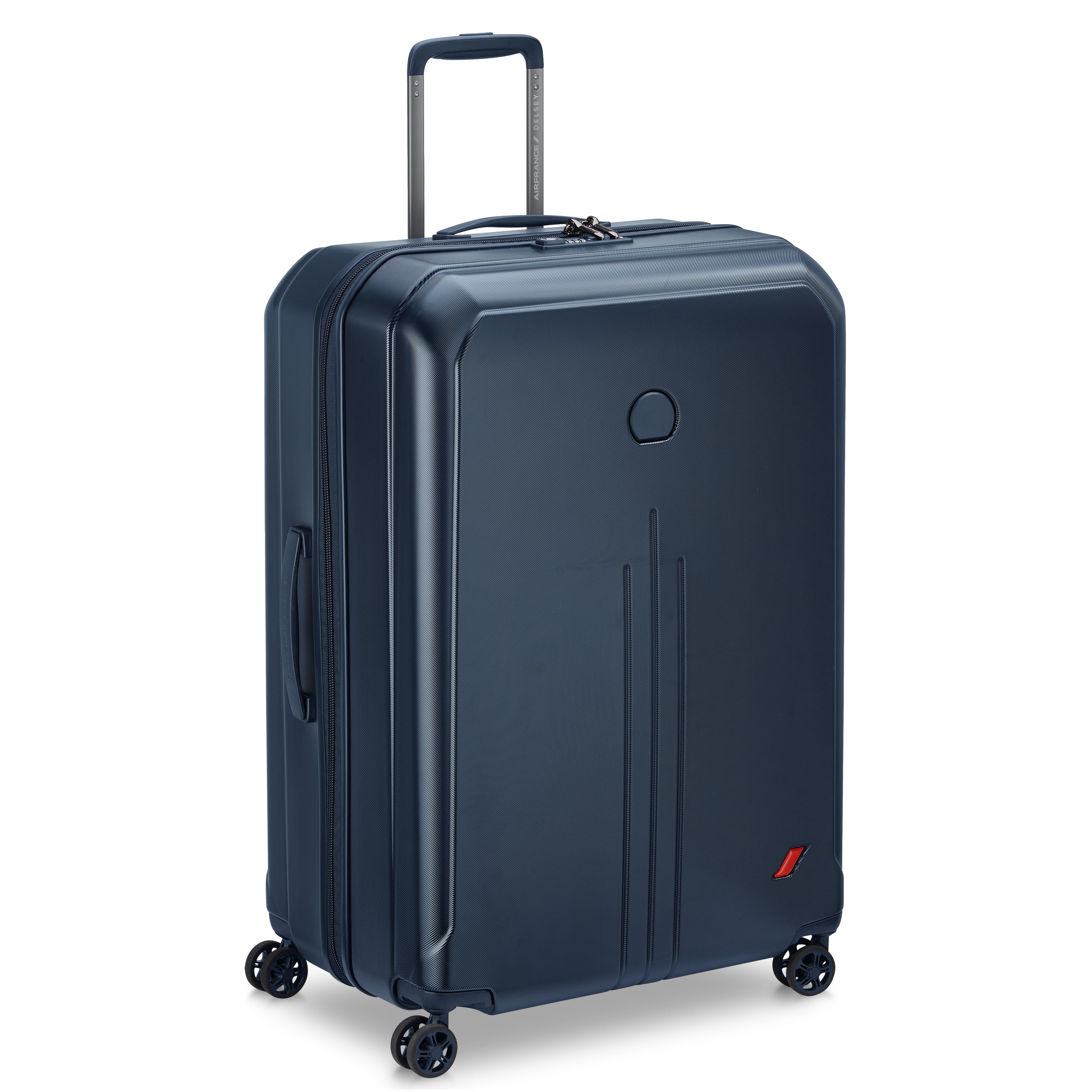 Delsey Paris Allure check-in suitcase L 75cm in Navy-side view