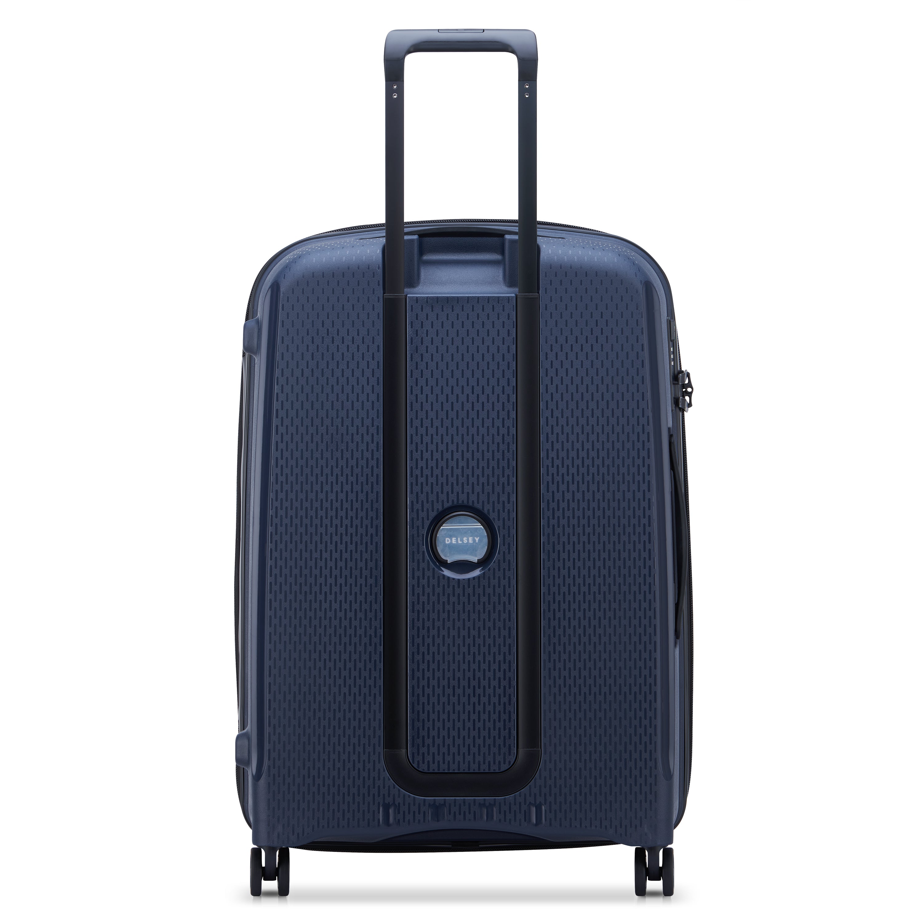 Delsey Paris Belmont Plus 71cm Large Expandable Check-in Suitcase in Navy