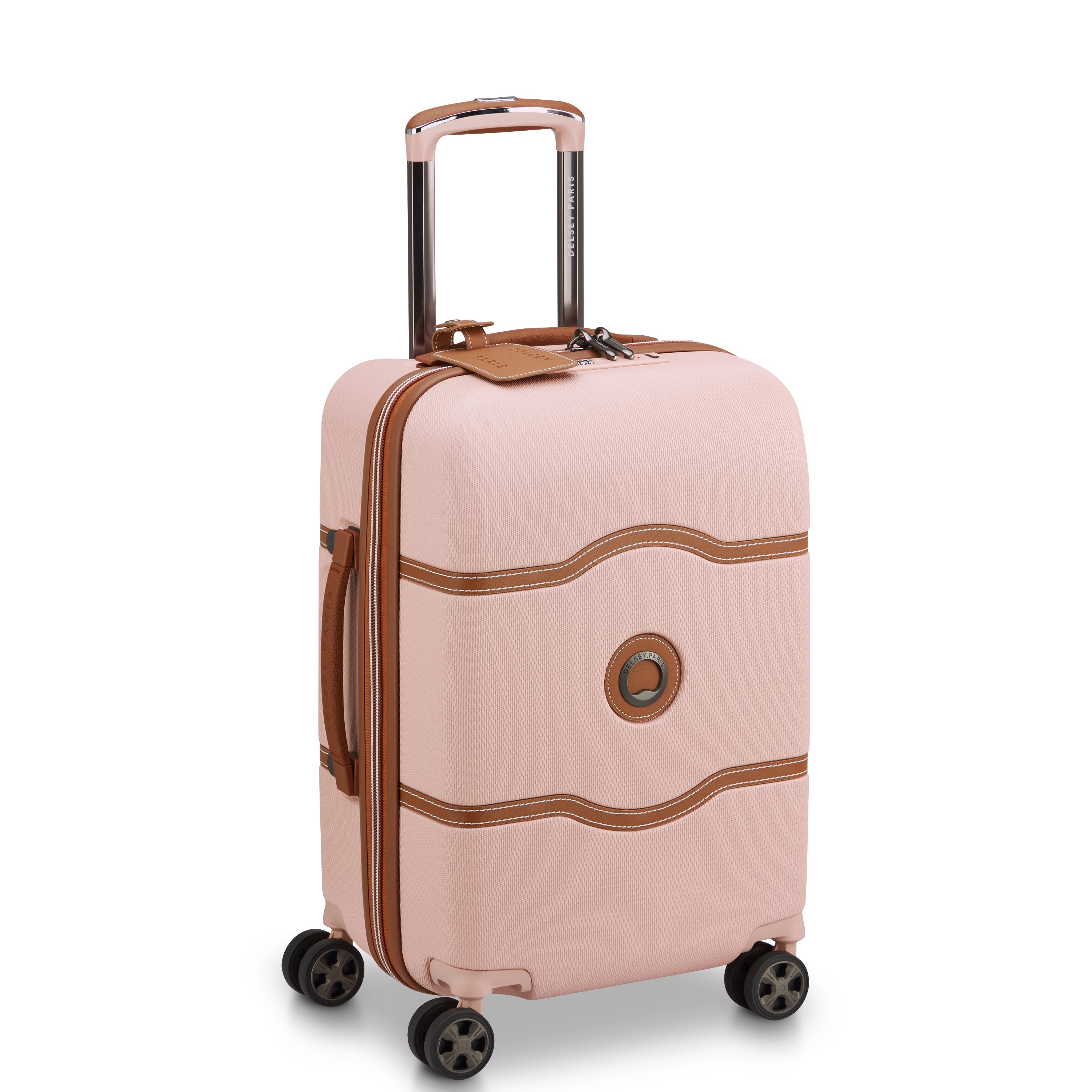 Delsey Paris Chatelet Air 2.0 carry-on suitcase S 55cm in Light Pink-side view