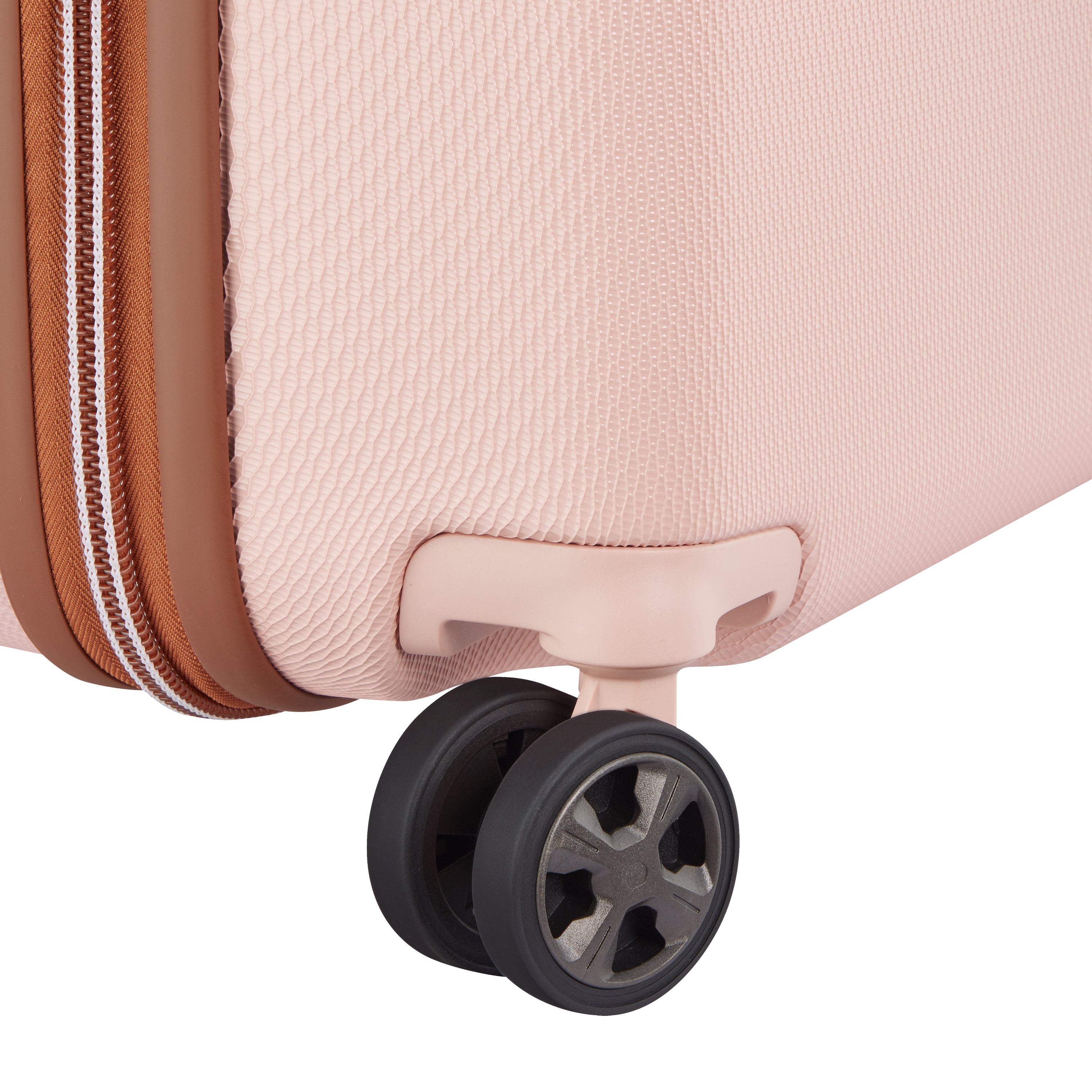 Delsey Paris Chatelet Air 2.0 carry-on suitcase S 55cm in Light Pink- wheels