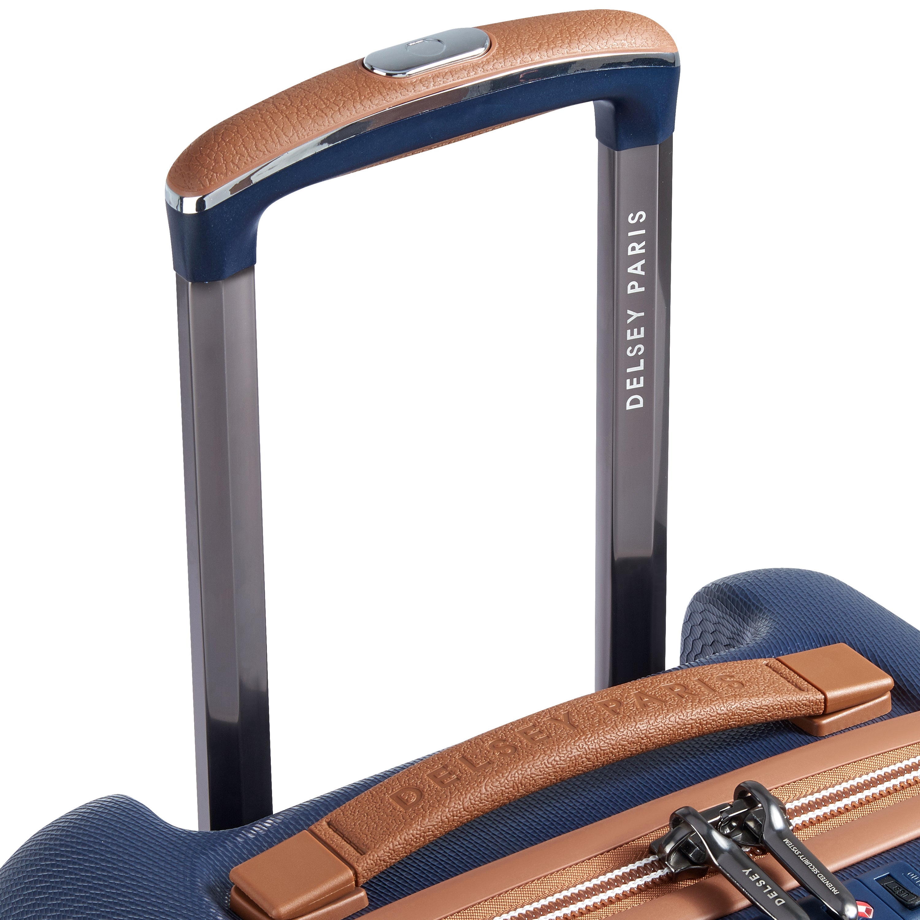 Delsey Paris Chatelet Air 2.0 carry-on suitcase S 55cm in Blue-telescopic handle