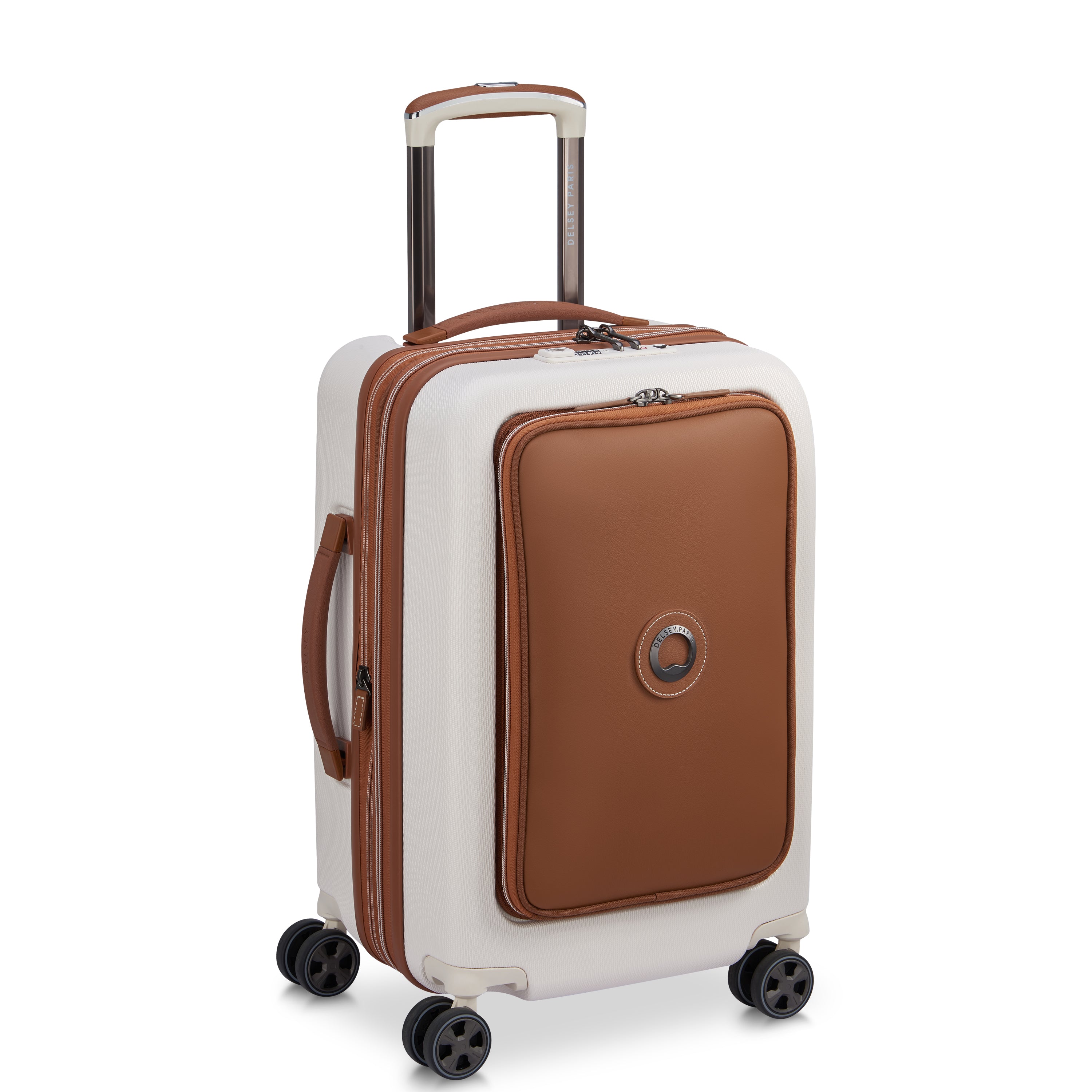 Delsey Paris Chatelet Air 2.0 cabin suitcase S expandable business 55cm in Angora-side view