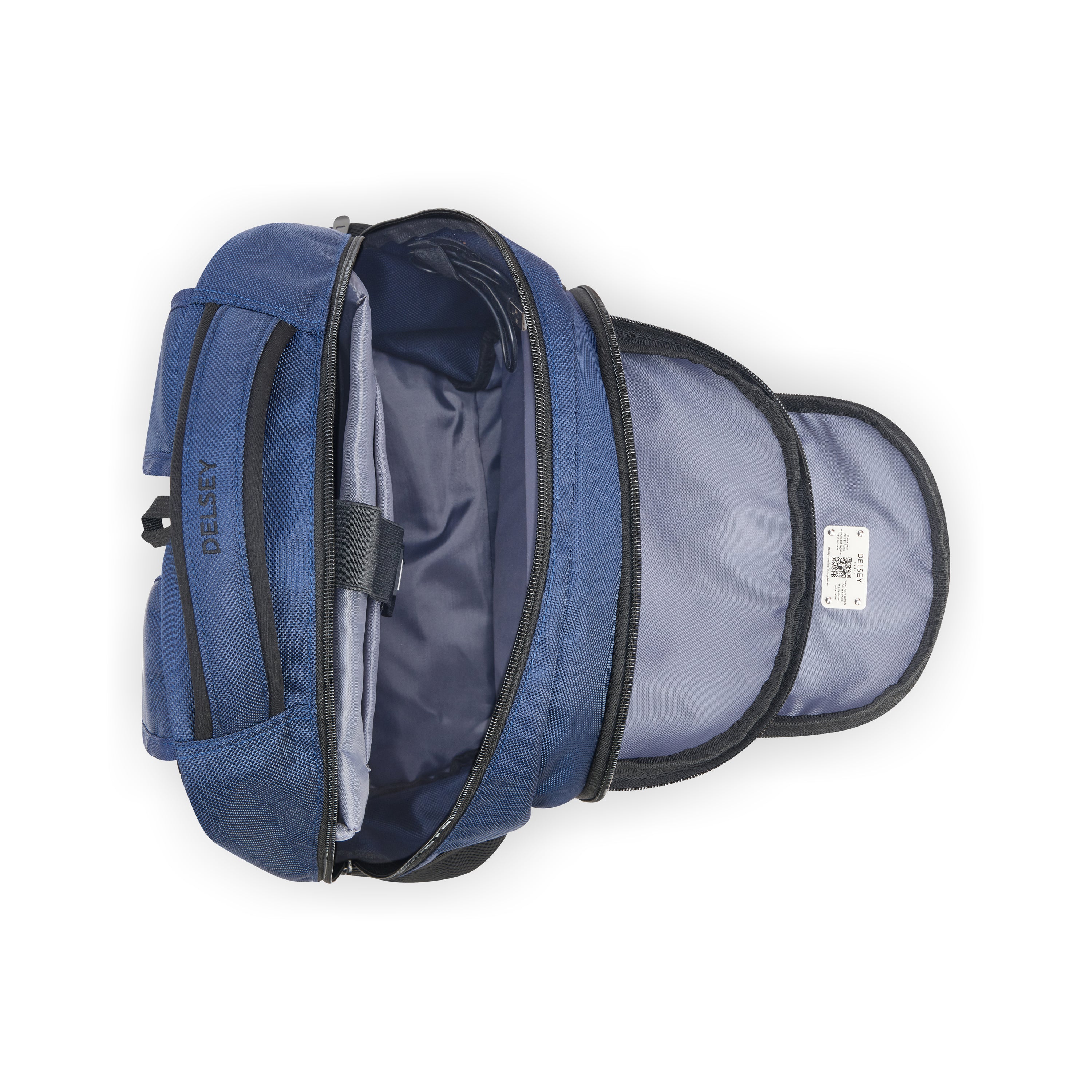 Delsey Paris Element Navigator 2CPT backpack for 15.6 inch laptop in Navy Blue