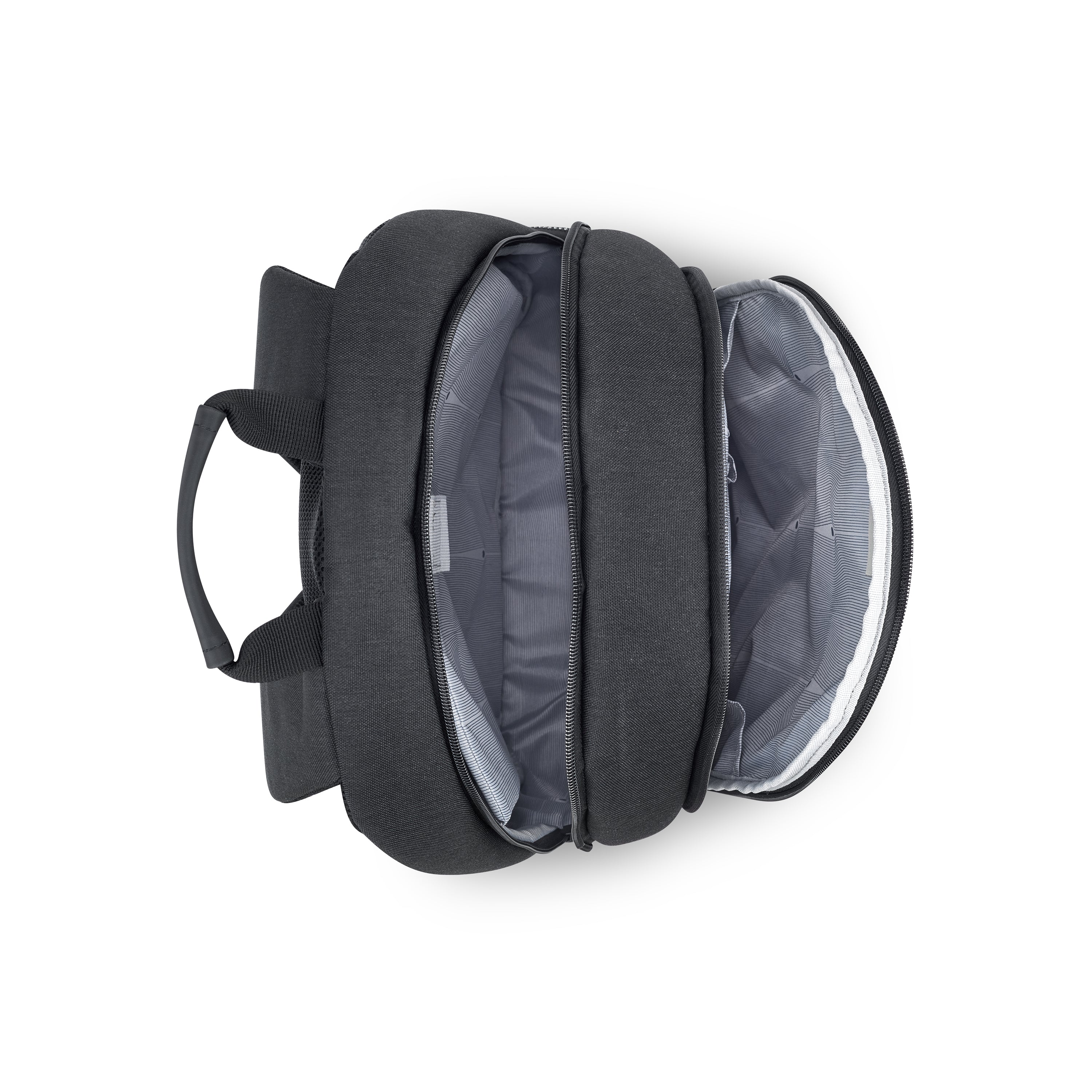 Delsey Paris Esplanade 2CPT 15.6 Laptop Travel Backpack in Black