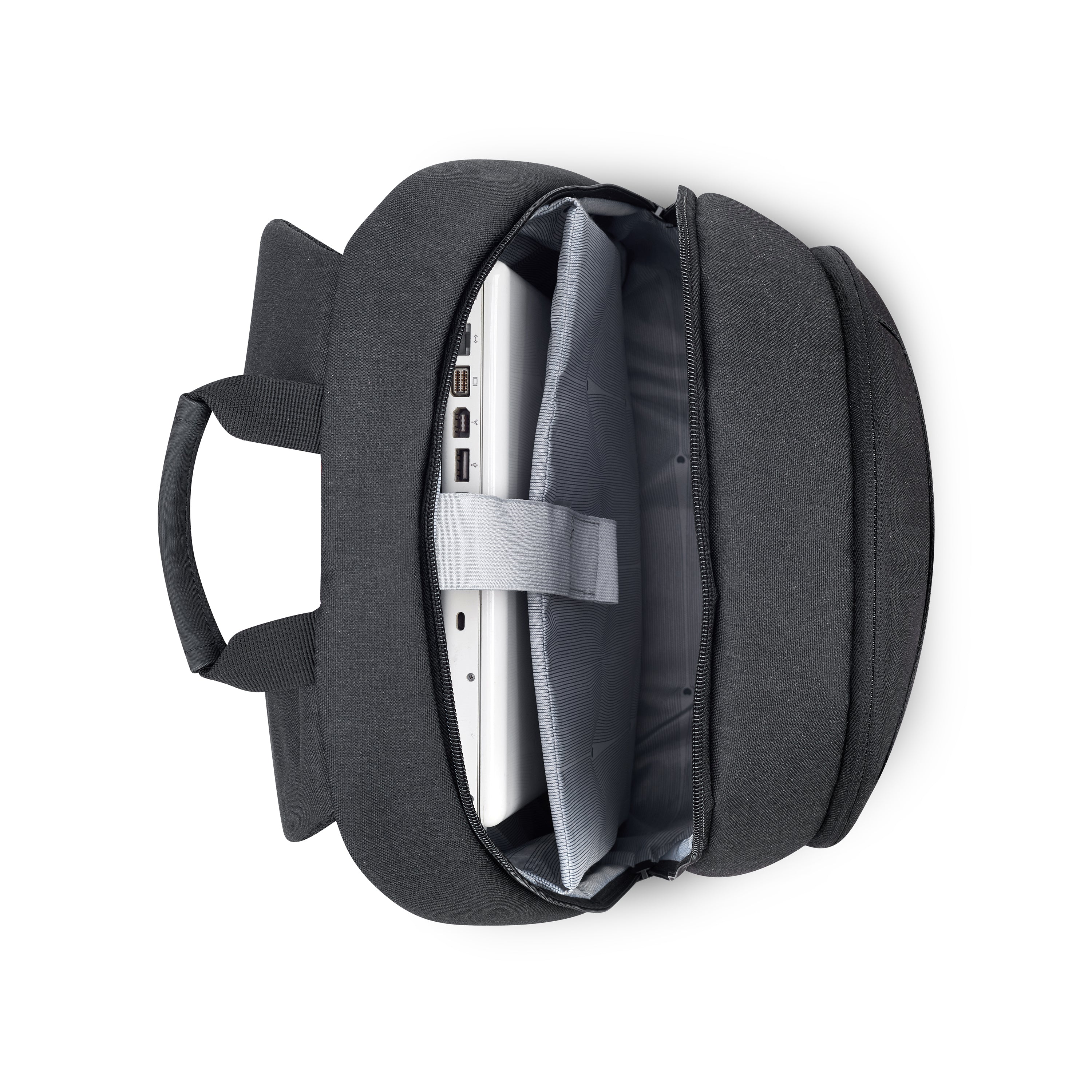 Delsey Paris Esplanade 2CPT 15.6 Laptop Travel Backpack in Black