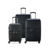 Delsey Paris Flanerie SE set of 3 suitcases in black