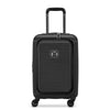 Delsey Paris Freestyle 55cm Expandable Front-Opening Cabin Suitcase in Black