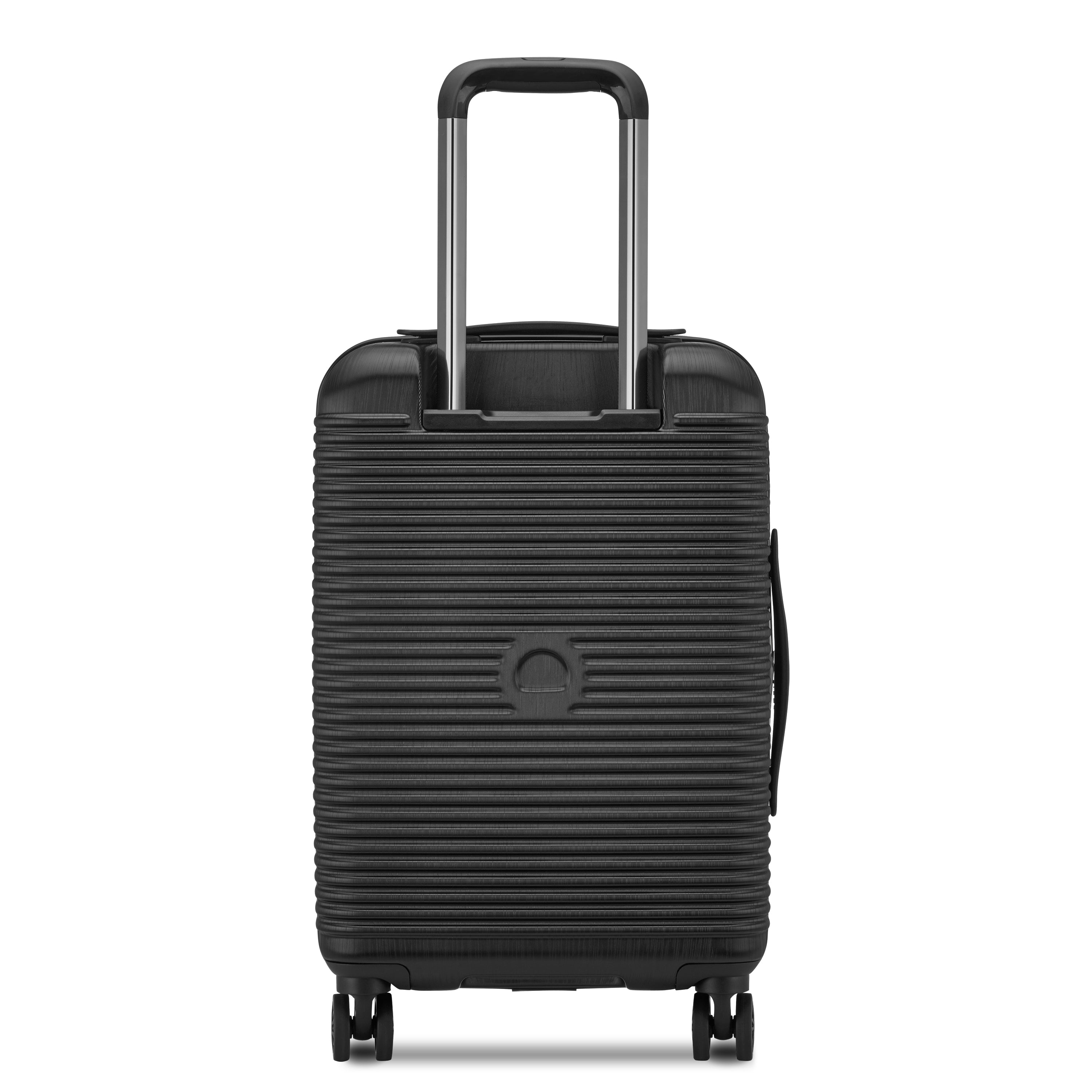 Delsey Paris Freestyle 55cm Expandable Front-Opening Cabin Suitcase in Black
