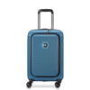 Delsey Paris Freestyle 55cm Expandable Front-Opening Cabin Suitcase in Blue