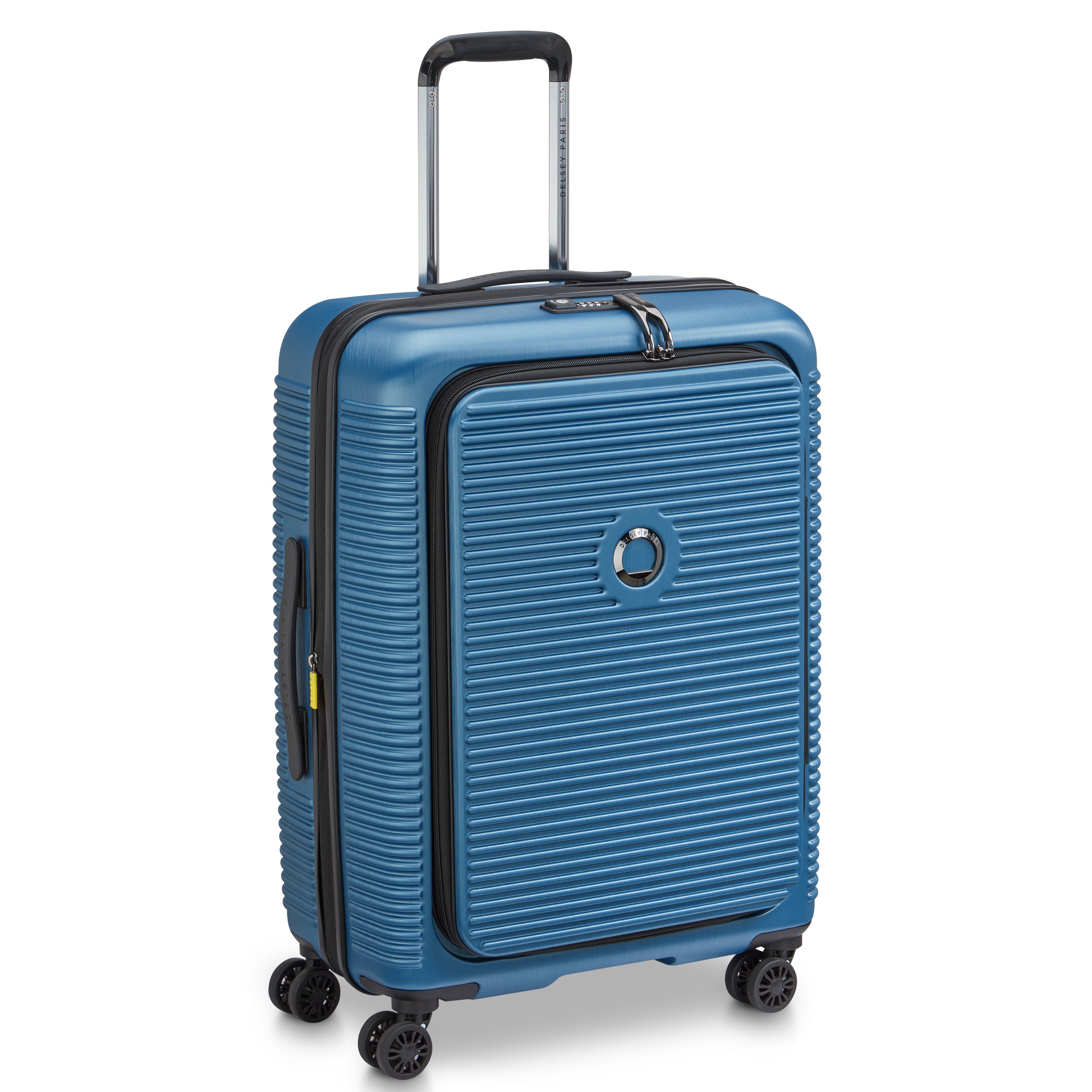 Delsey Paris Freestyle 66cm Expandable Front-Opening Check-in Suitcase in Blue